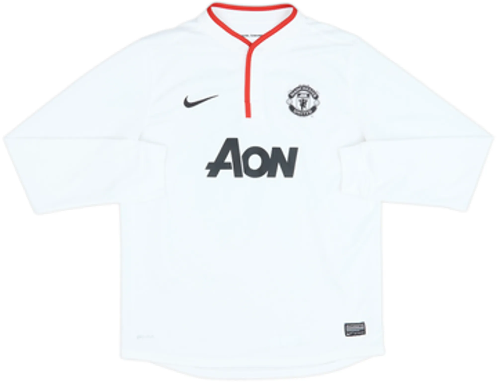 2012-14 Manchester United Away L/S Shirt Rooney #10 - 8/10 - (XL.Boys)
