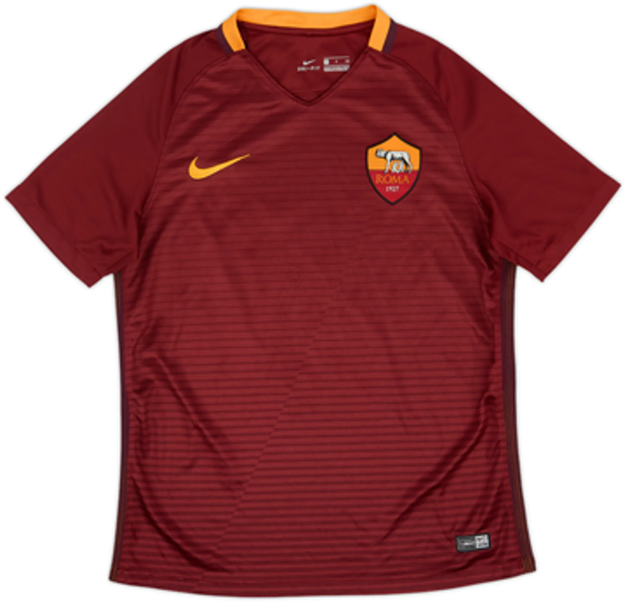 2016-17 Roma Home Shirt Totti #10 - 6/10 - (S)