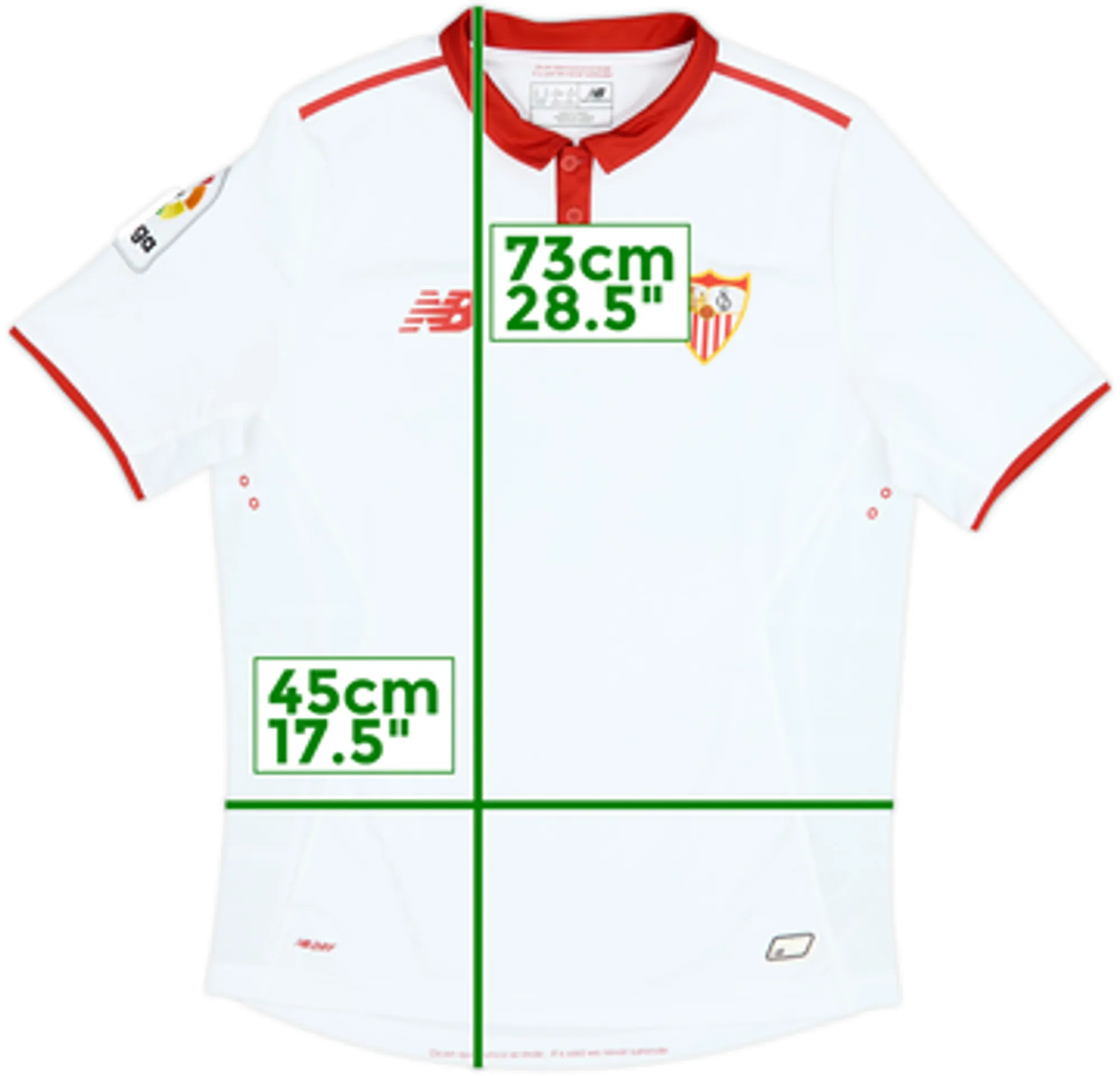 2016-17 Sevilla Home Shirt - 9/10 - (M)