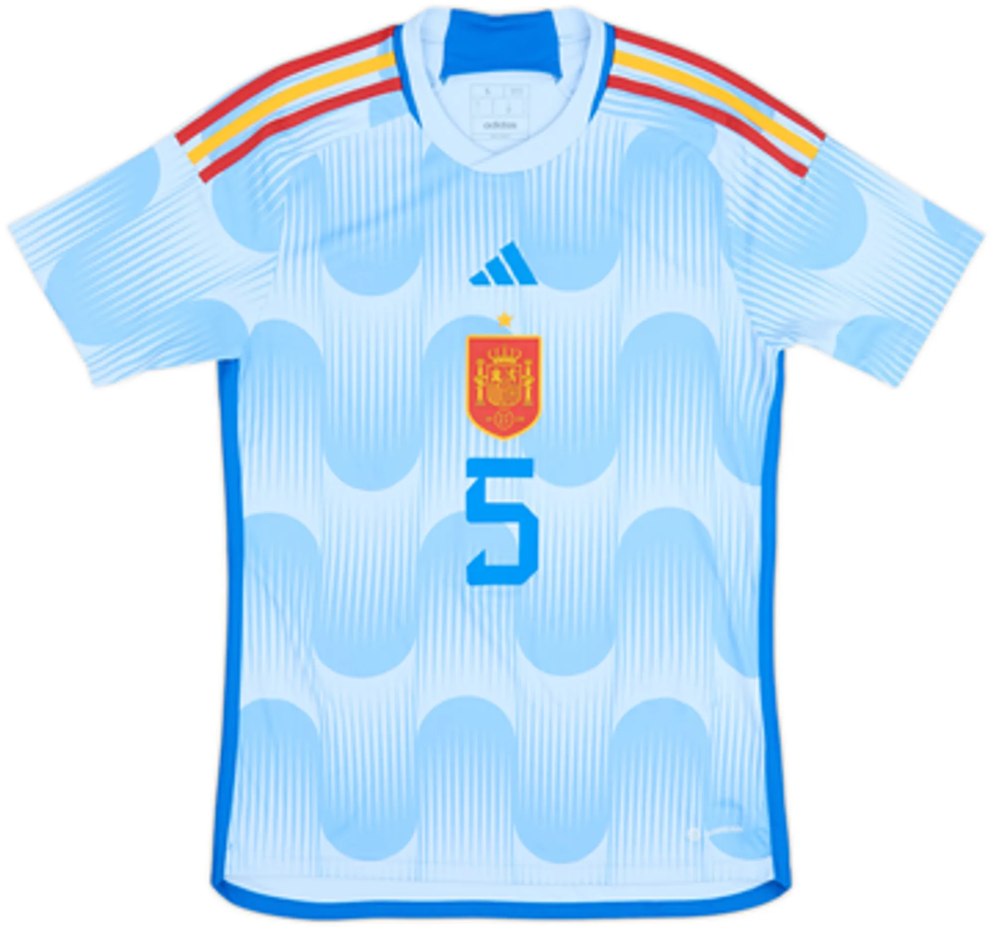 2022-23 Spain Away Shirt Sergio #5 - 10/10 - (S)