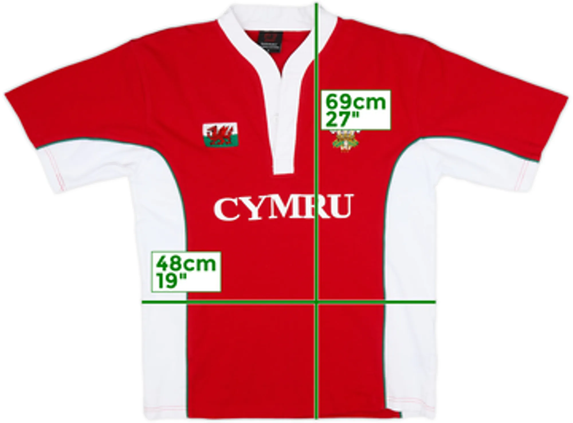 2000s Wales Rugby Fan Shirt - 8/10 - (S)