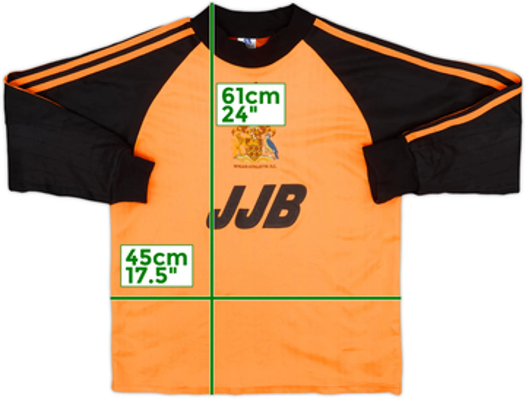 2000-01 Wigan GK Shirt - 6/10 - (Y)