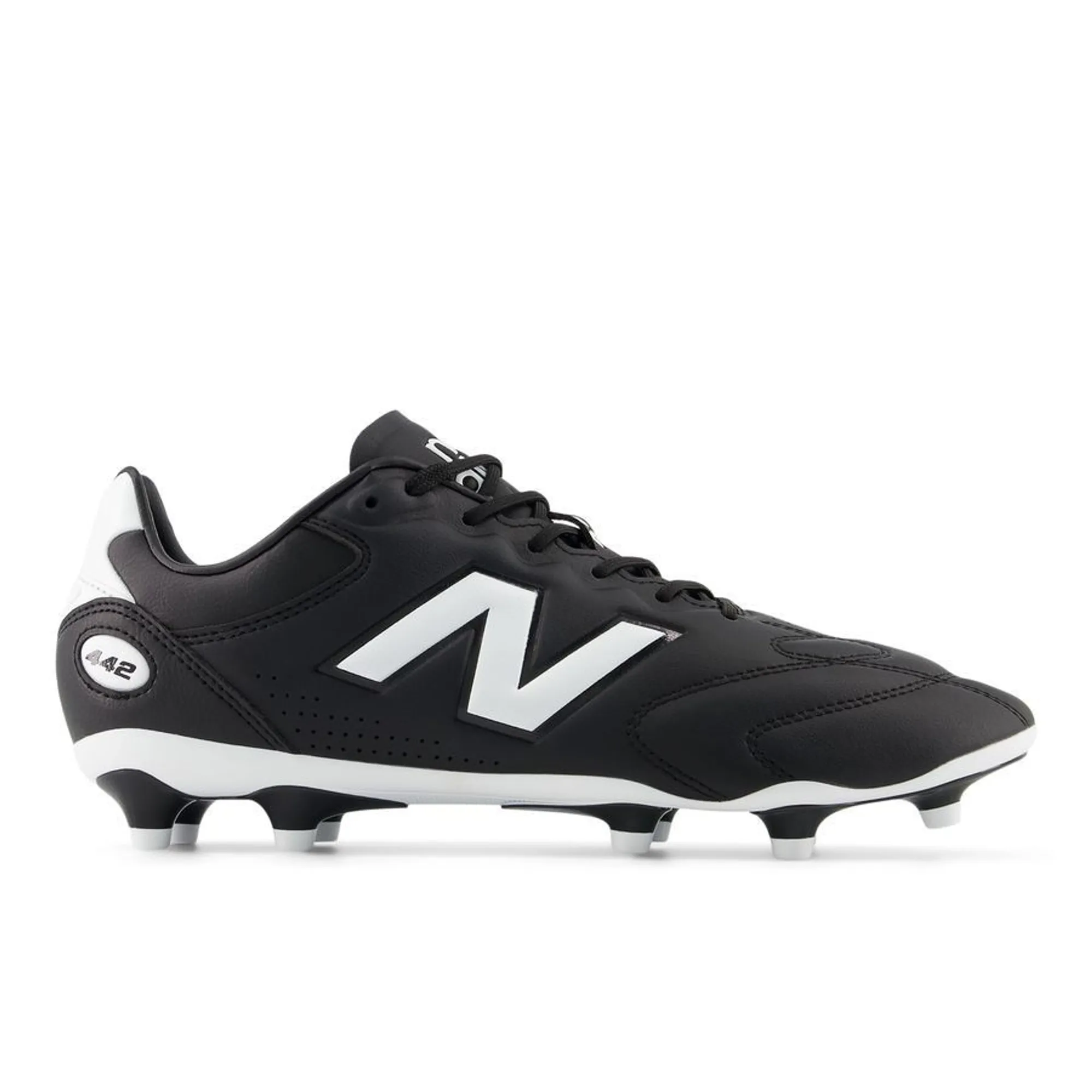 New Balance Unisex 442 Pro FG V3 in Black/White/Red Synthetic