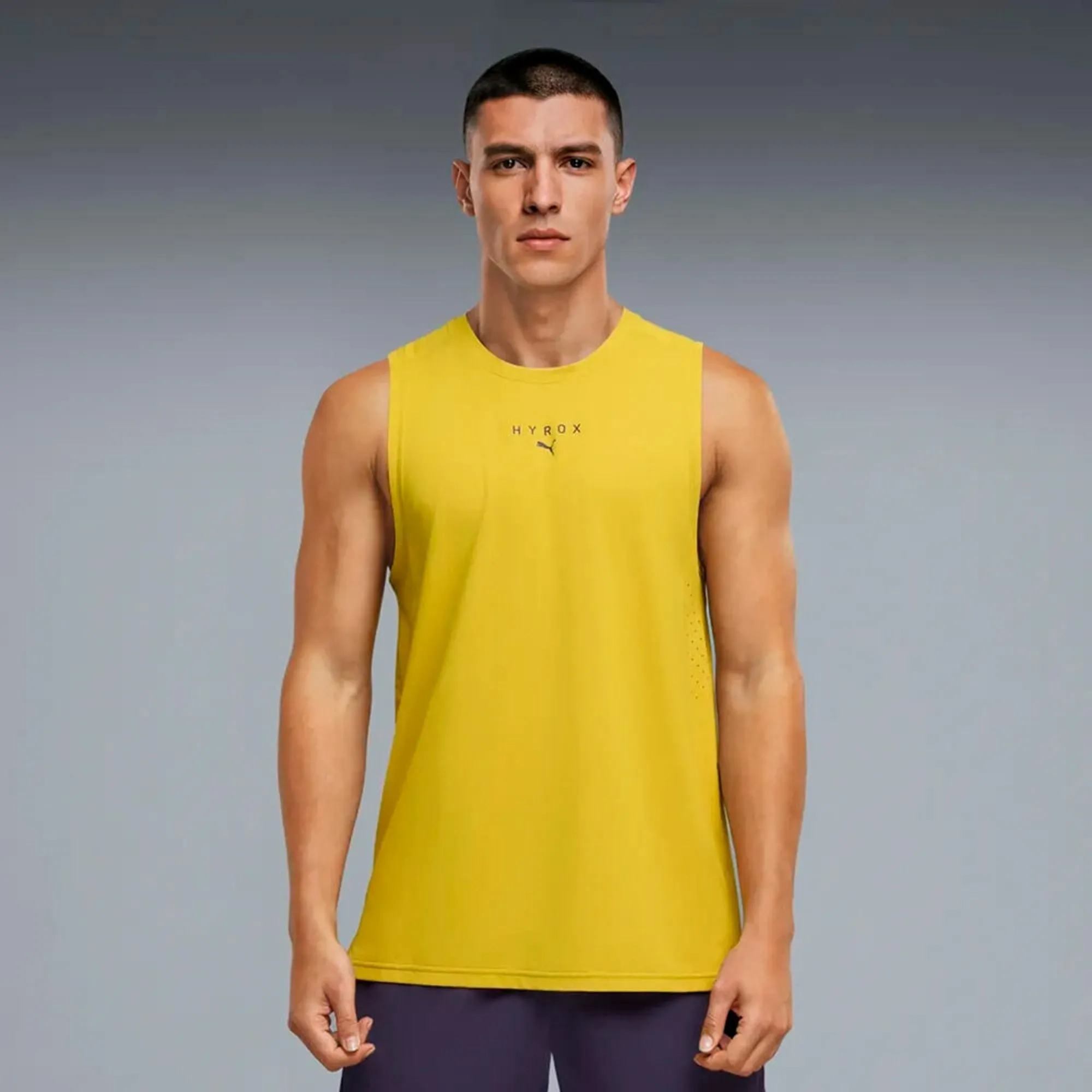 Puma HYROX Dryelite Running shirt Men-yellow