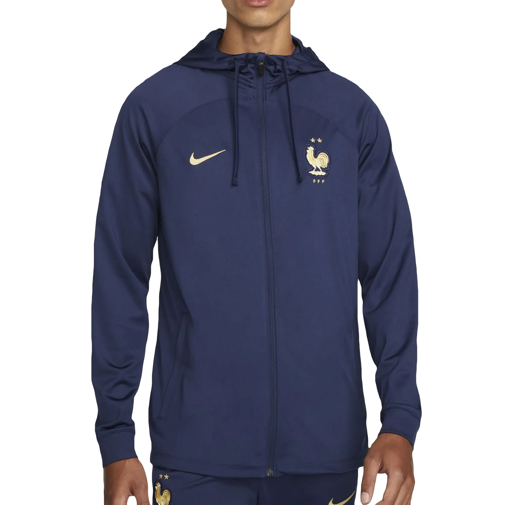 France Strike Tracksuit With Hood - Navy