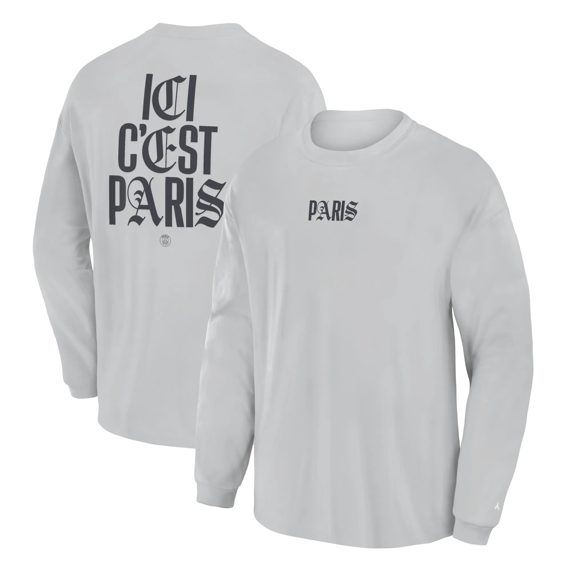 PSG Long Sleeved T-Shirt - Glacier Gray - Mens
