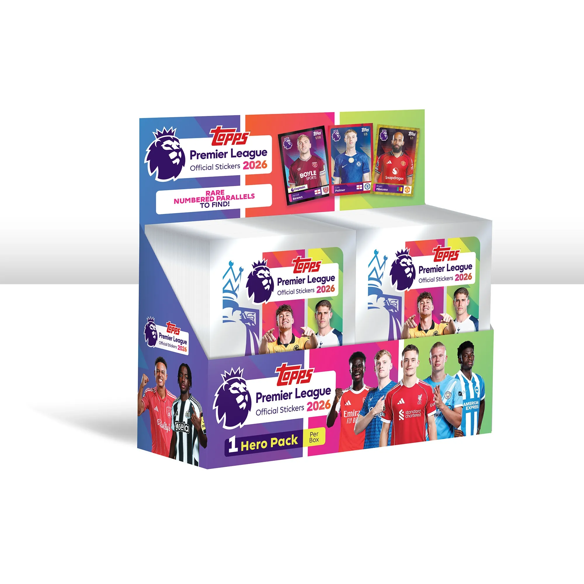 Premier League Topps 2026 Sticker Packets - Full CDU