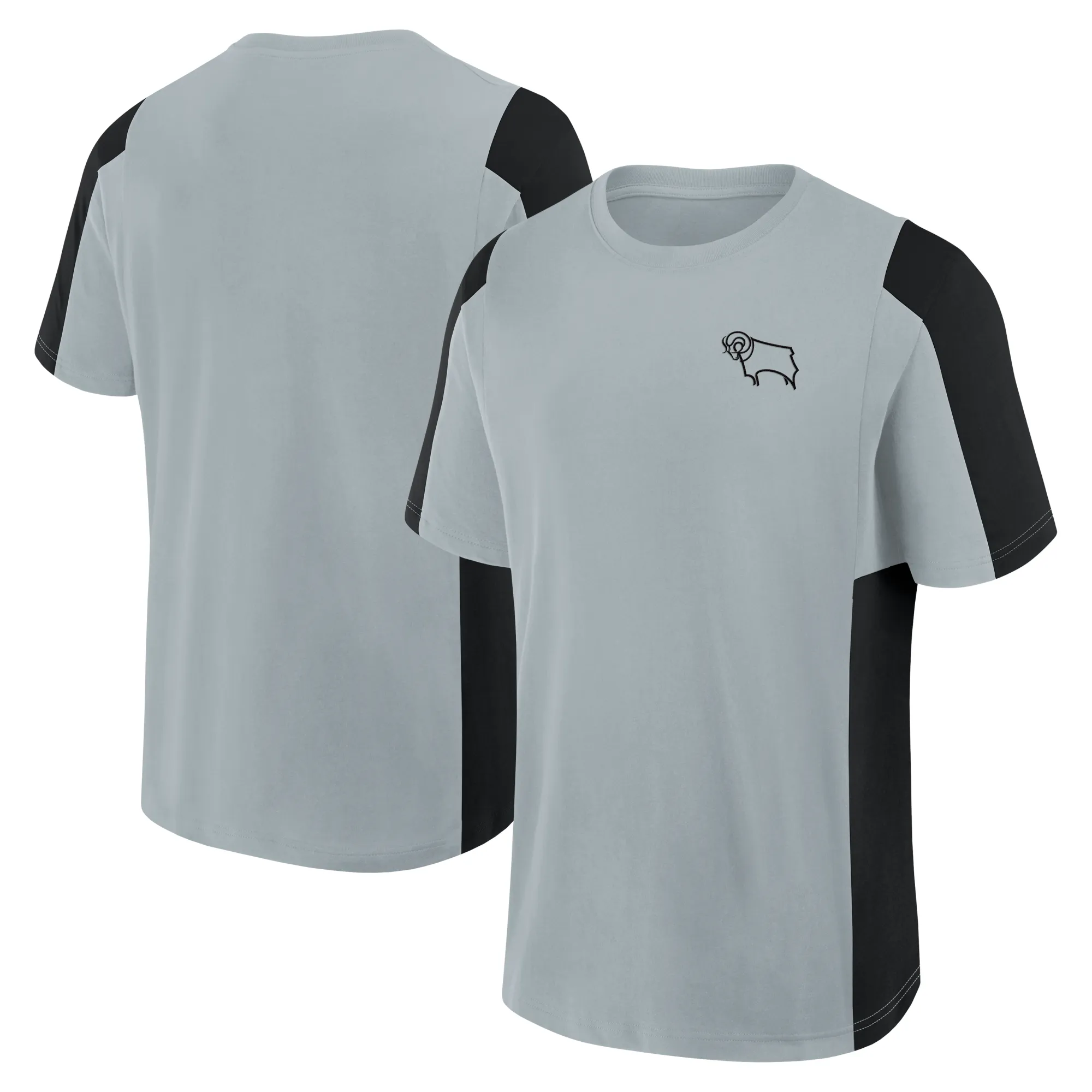 Derby County T-Shirt - Sport Grey - Mens