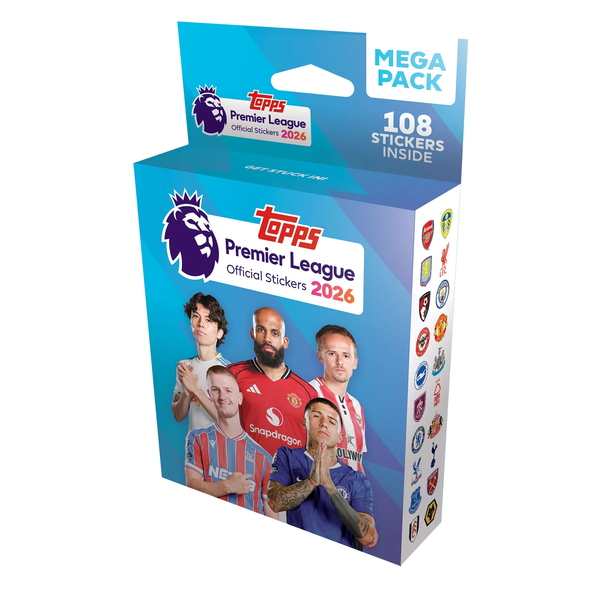 Premier League Topps 2026 Stickers Mega Pack