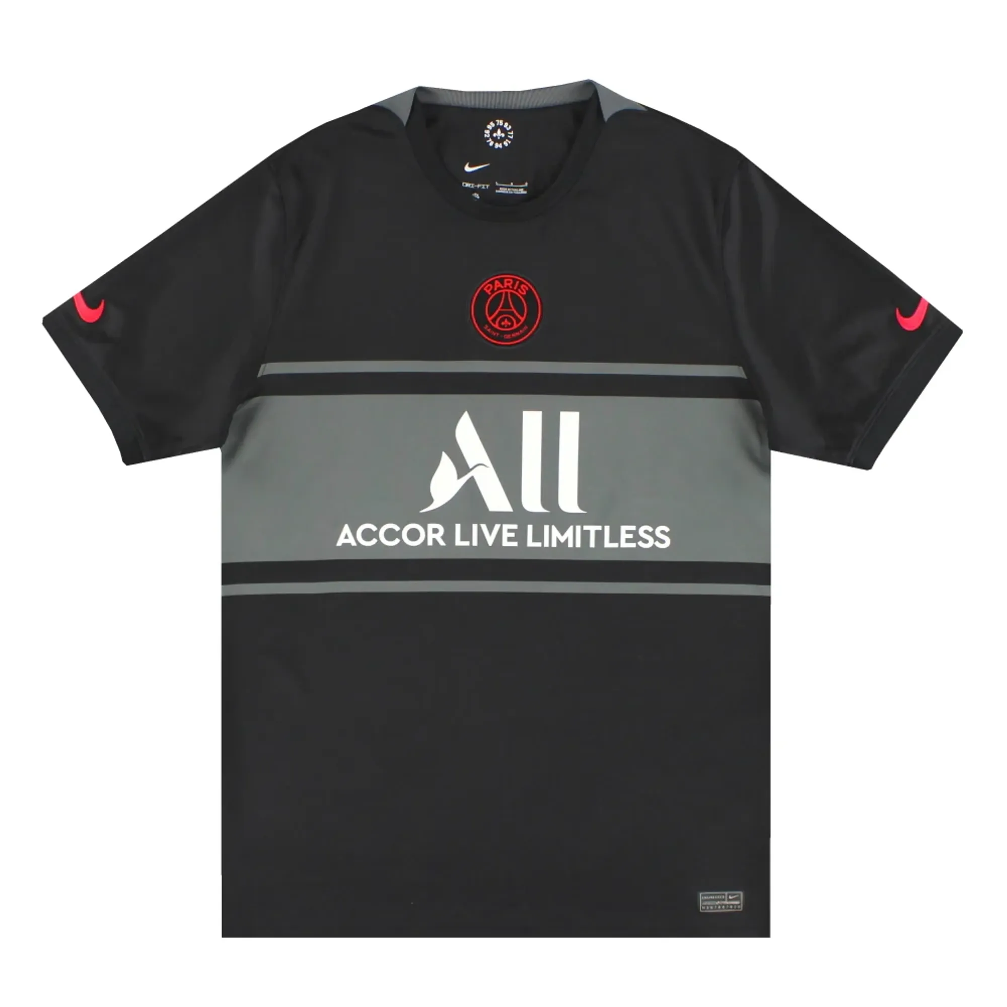 2021-22 Paris Saint-Germain Nike Third Shirt L - Paris Saint-Germain / Excellent 