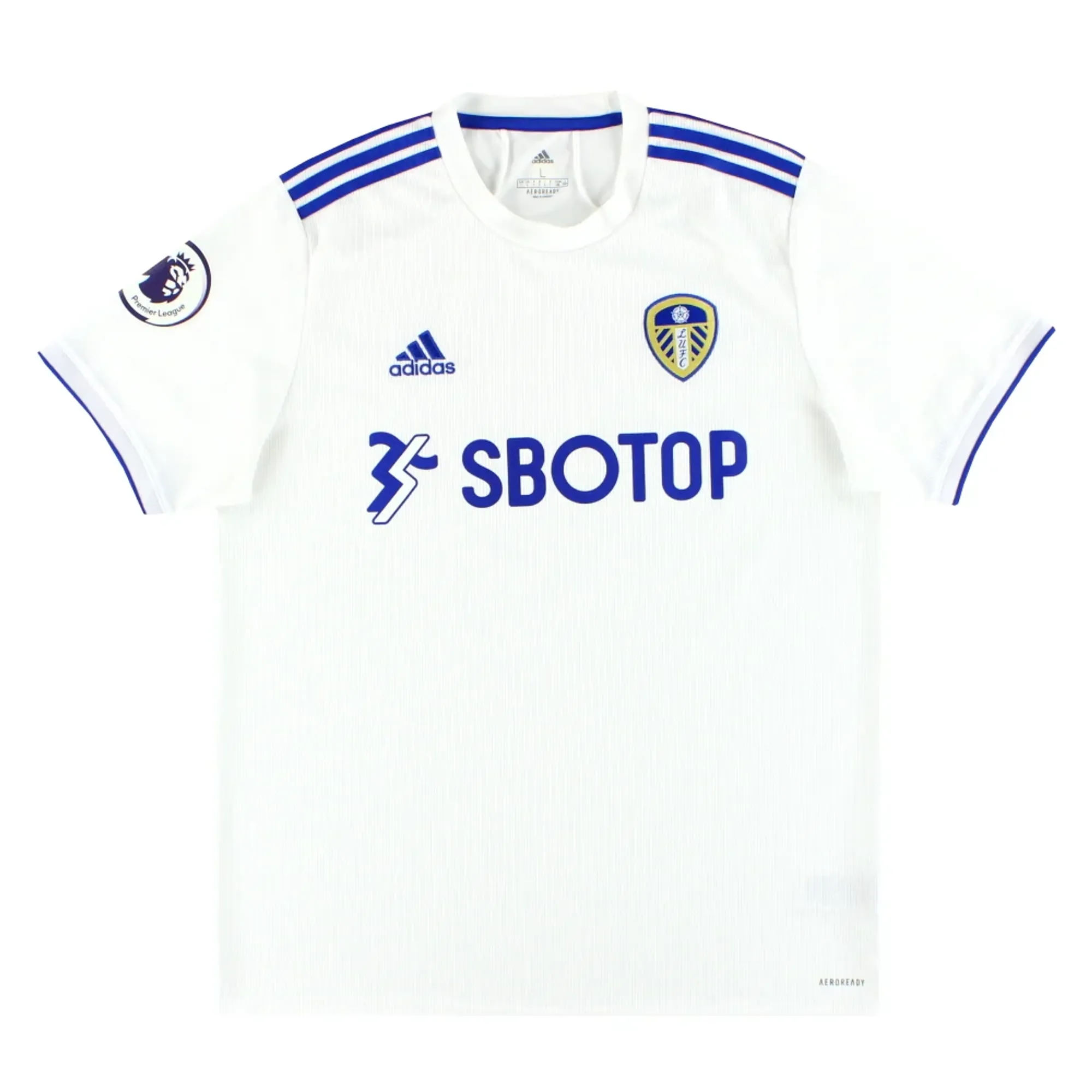 2020-21 Leeds adidas Home Shirt L - Leeds / Excellent 