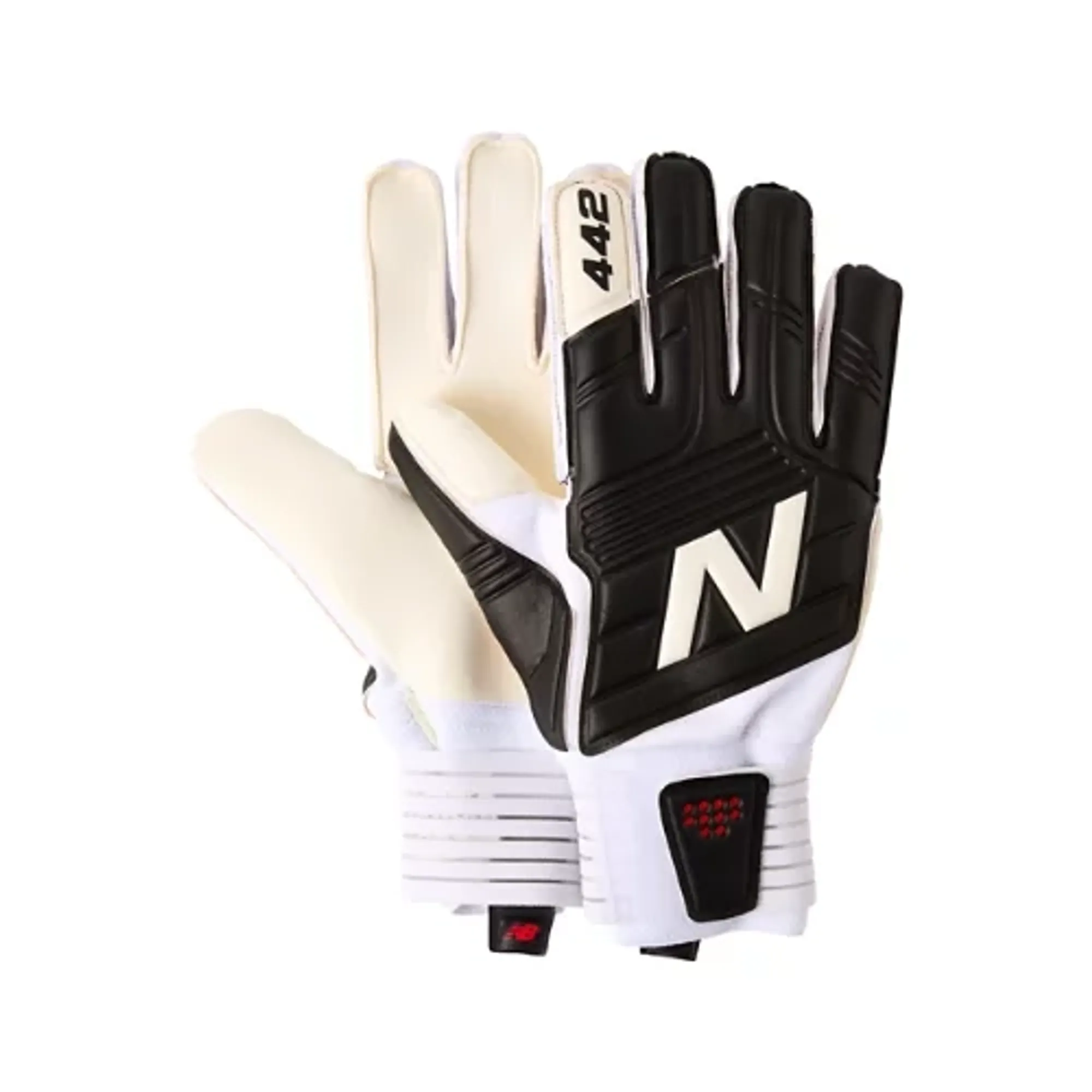 New Balance Unisex 442 Team Protecta GK Gloves in Black/White Synthetic