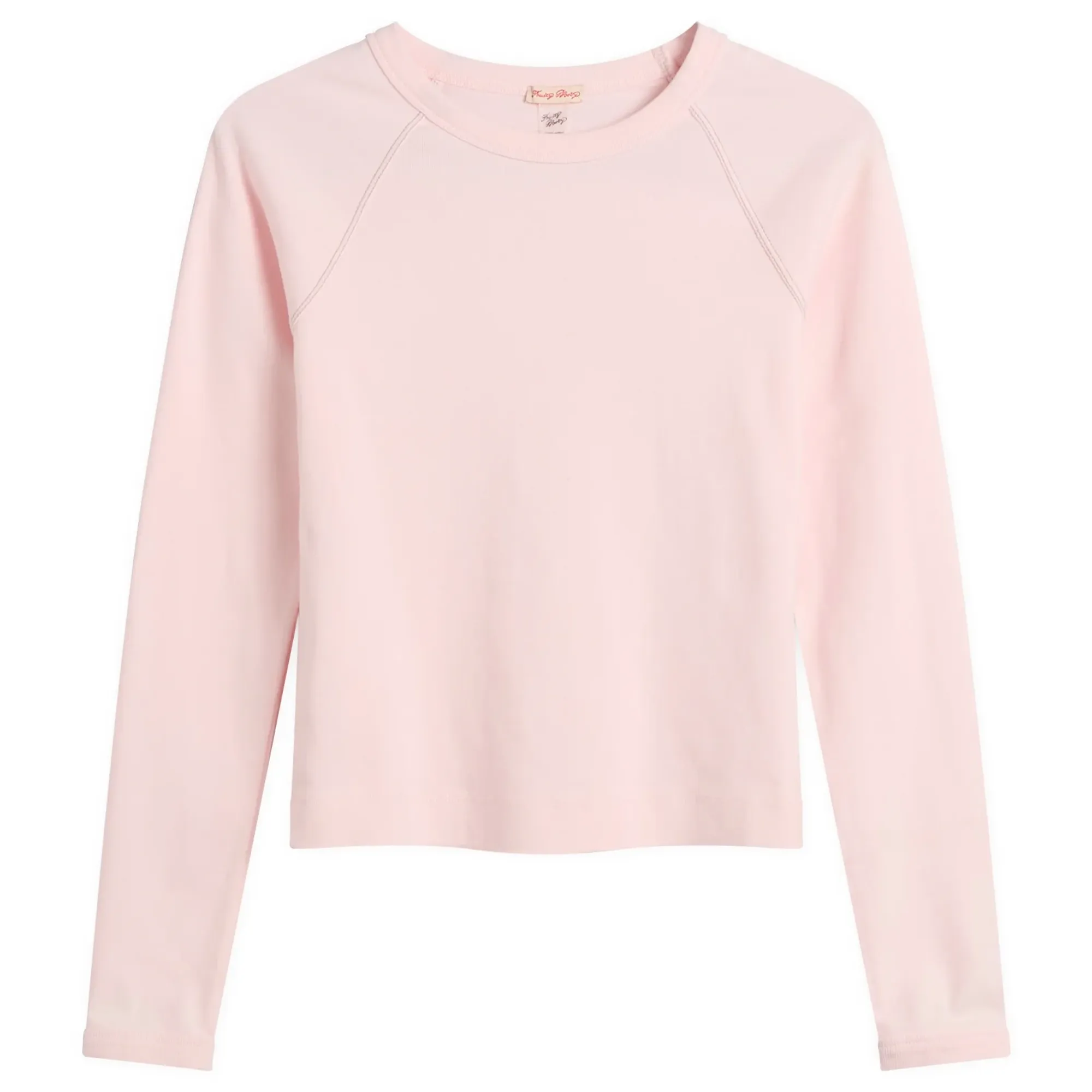 Fruity Booty Women's Round Neck Long Sleeve Top Pink