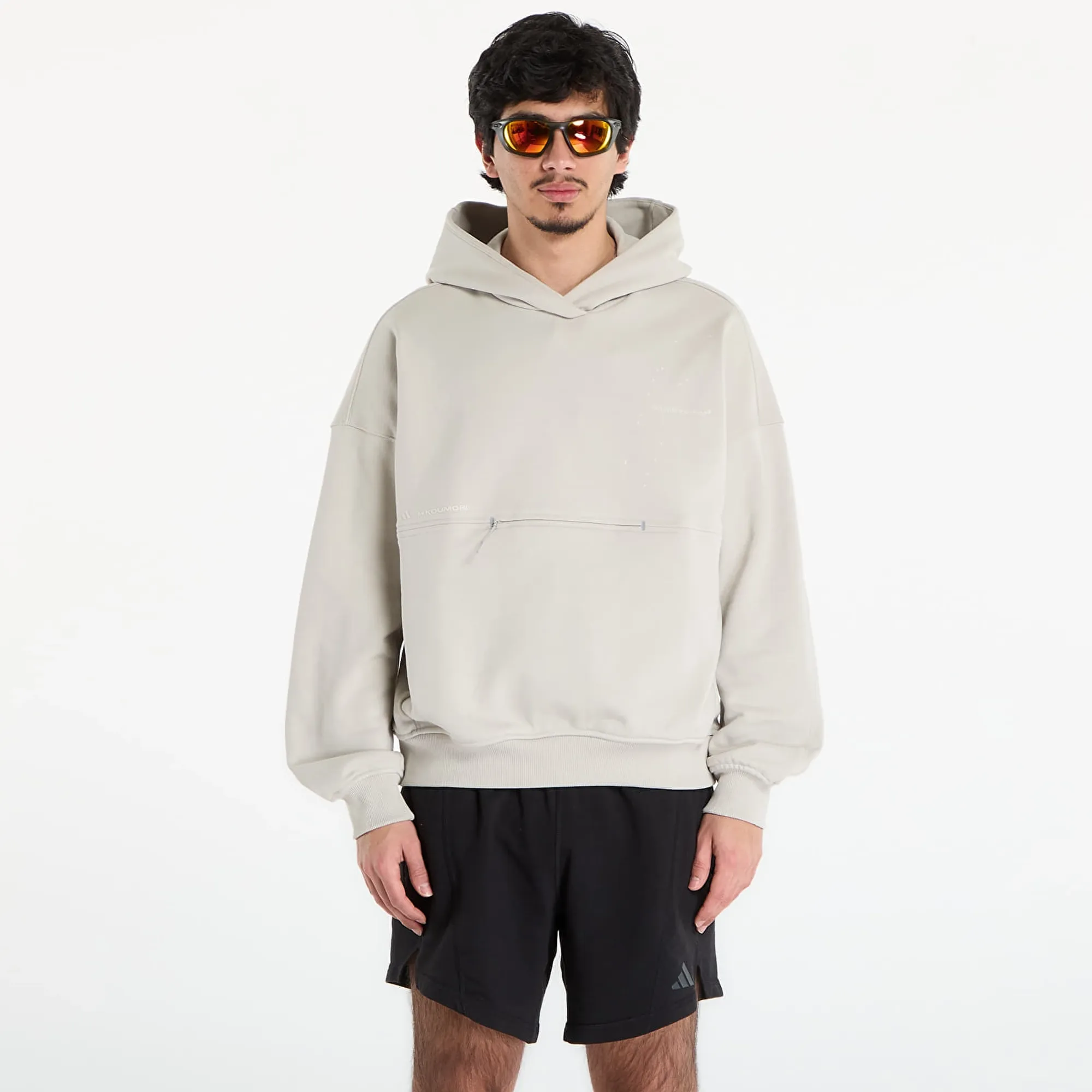 Sweatshirt Adidas Adi365 X Hermanos Koumori Running Hoodie Unisex Putty Grey Xs