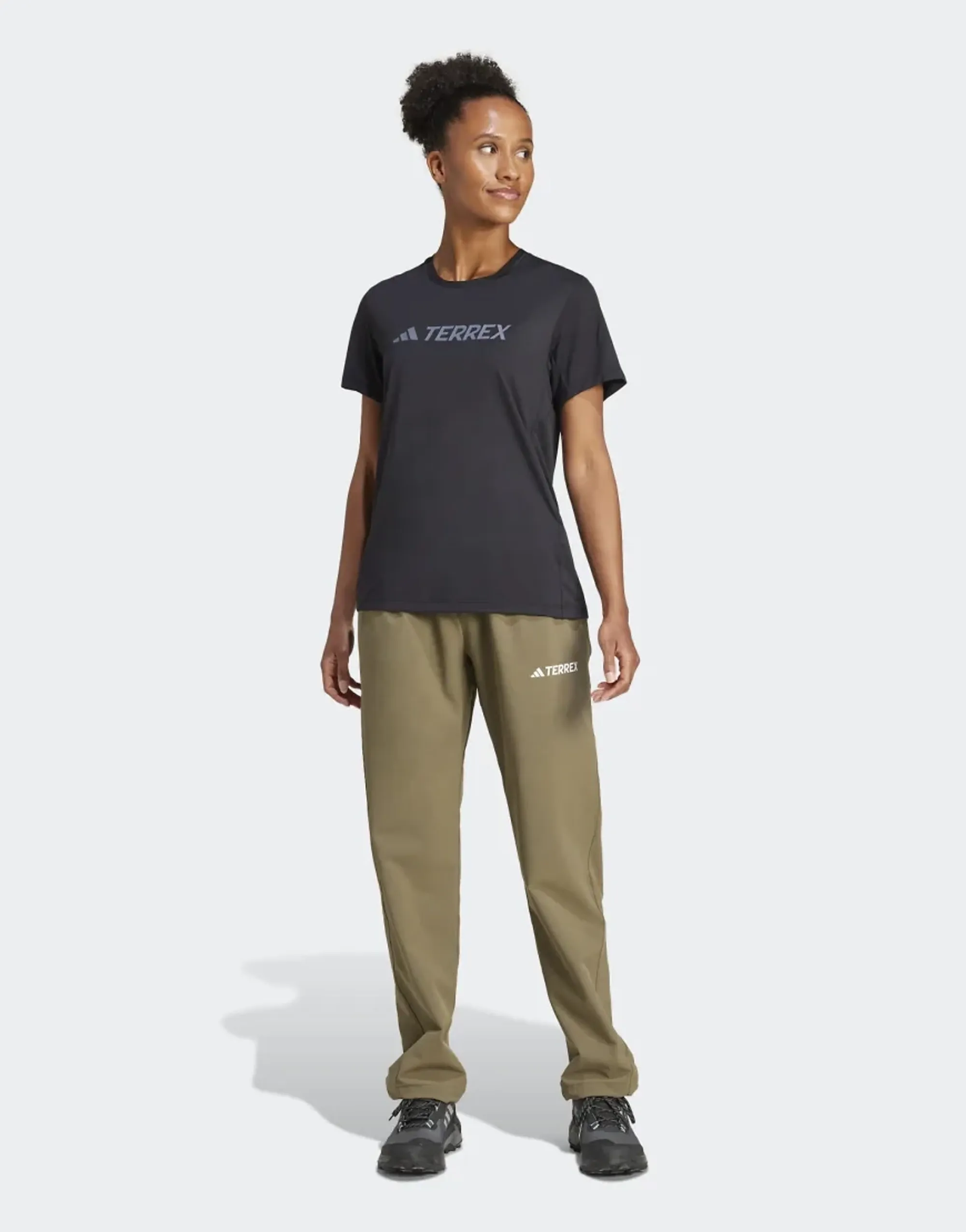 Adidas Performance Terrex Multi Liteflex Pants In Olive Strata-Green