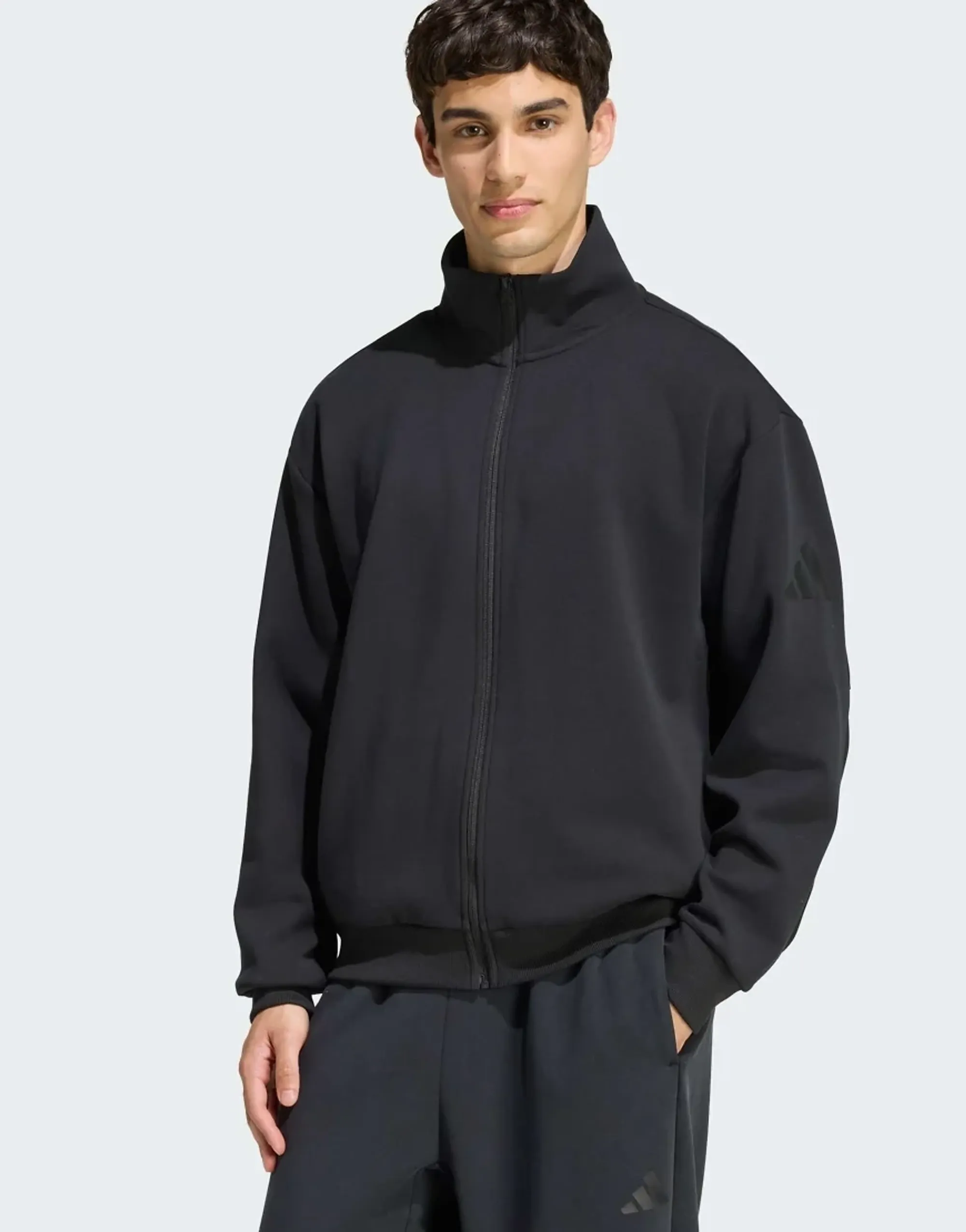 Adidas Soft Lux Full Zip Sweatshirt