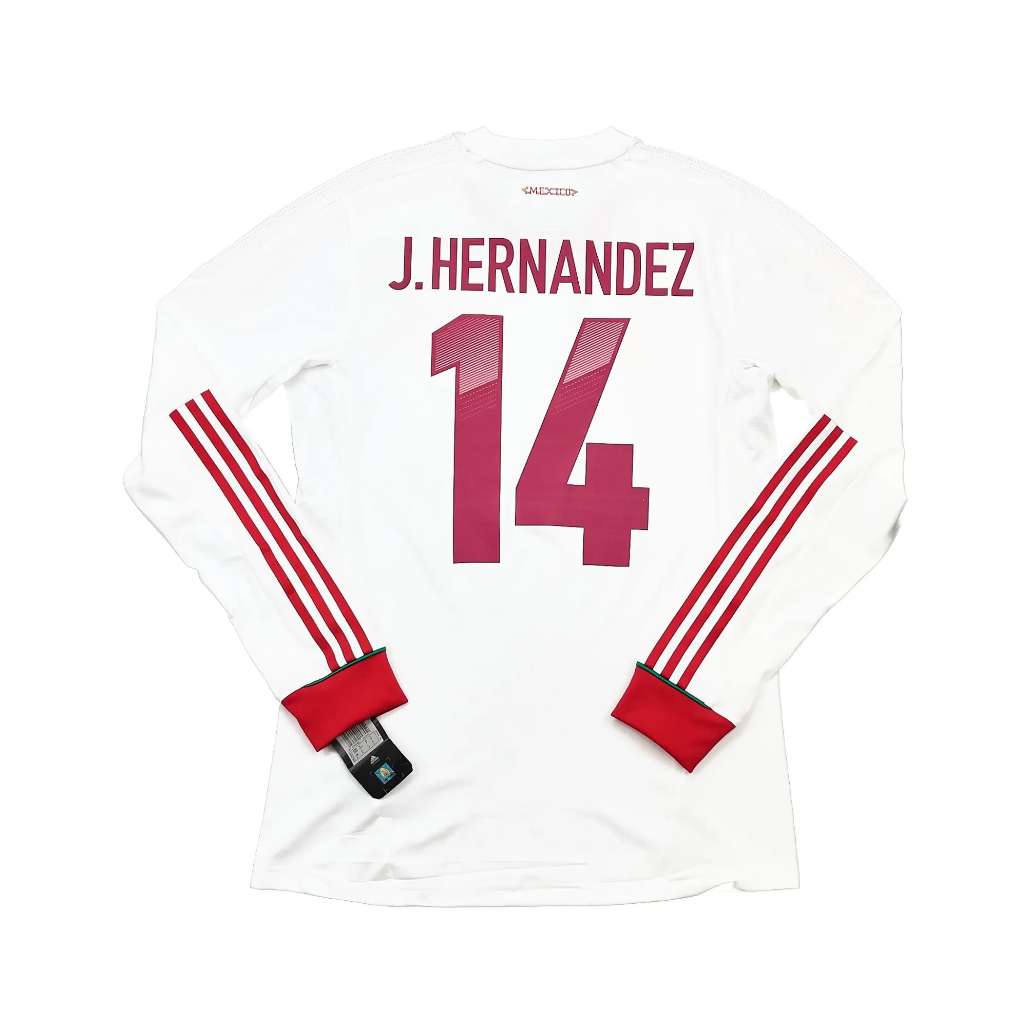 2013/14 Mexico J.Hernandez #14 *BNWT* Player Issue L/S Away Shirt (M) Adidas | Cult Kits