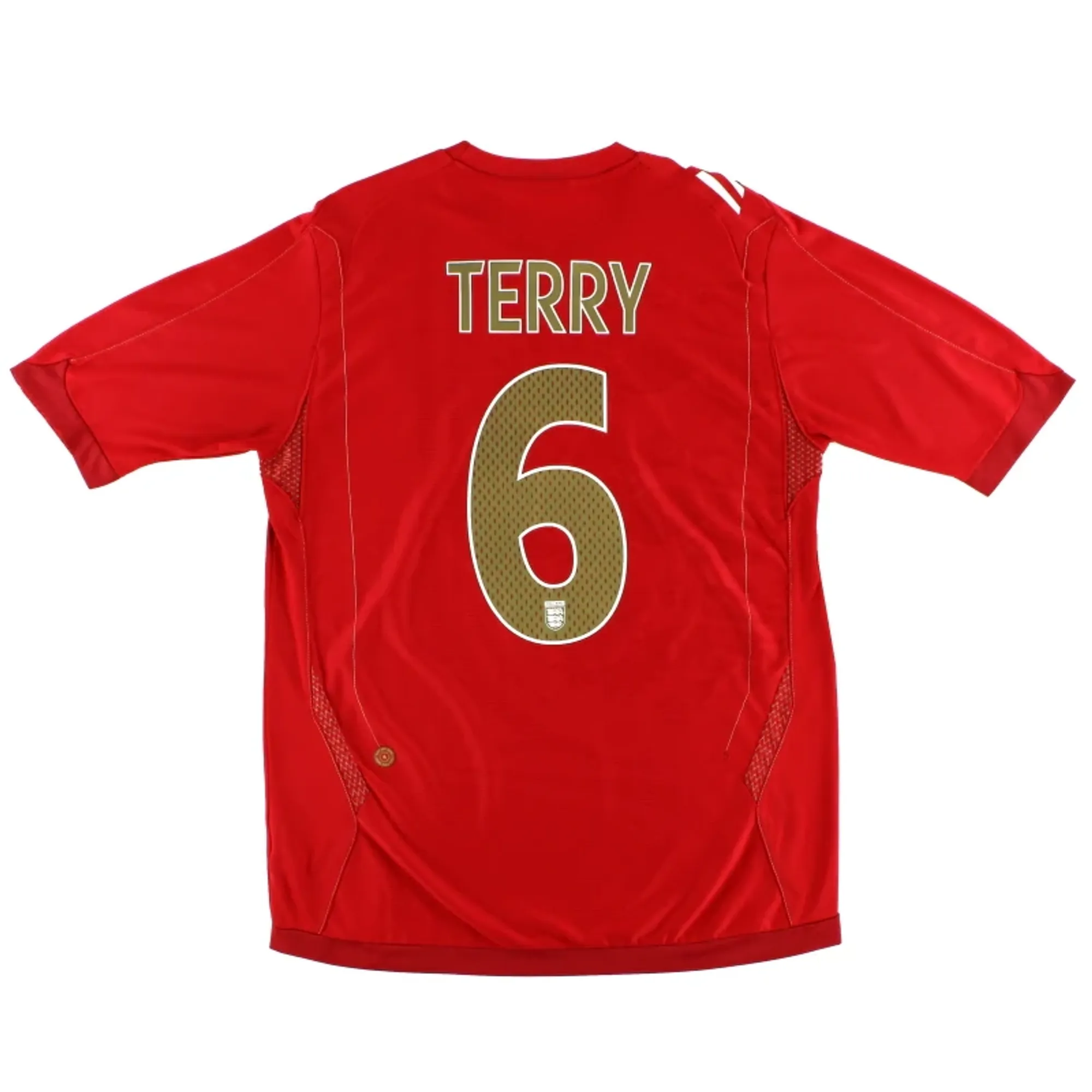 2006-08 England Umbro Away Shirt Terry #6 XL - England / Excellent 