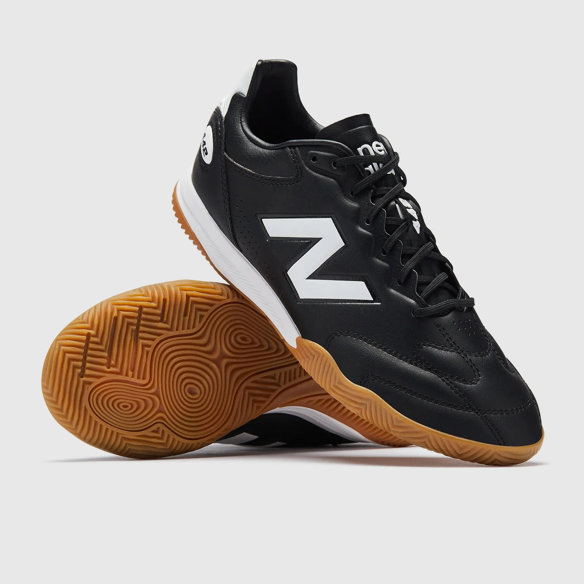 New Balance 442 V3 Pro IN Black White Fire Cracker