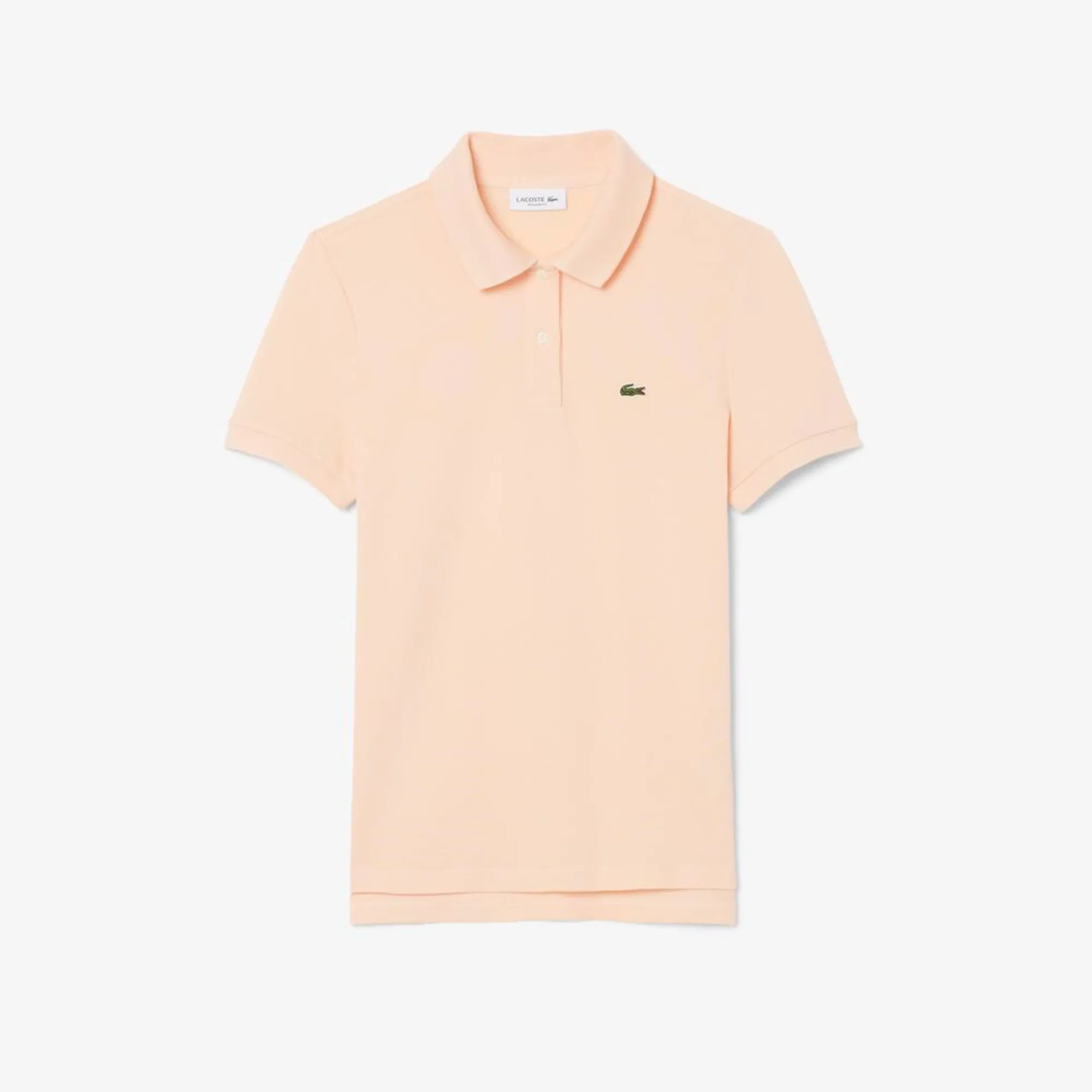 Lacoste Regular Fit Supple Petit Piqué Polo Shirt - Peach Pink