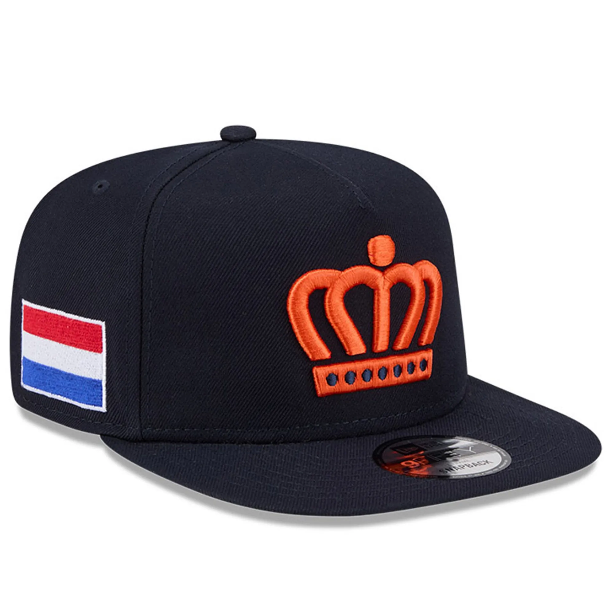 Netherlands MLB World Baseball Classic 2026 Black 9FIFTY A-Frame Snapback Adjustable Cap New Era Cap adult unisex