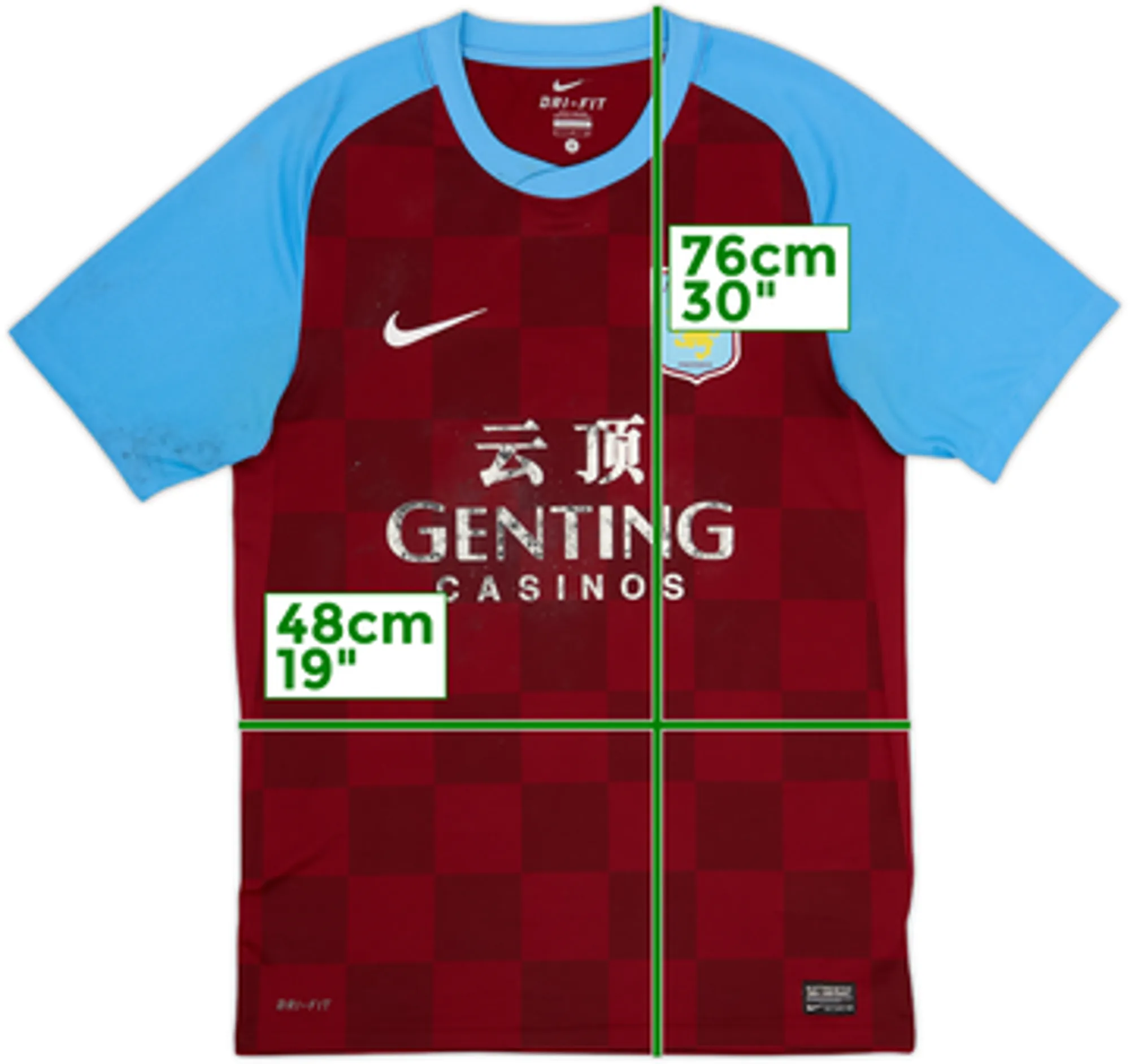 2011-12 Aston Villa Home Shirt - 4/10 - (S)