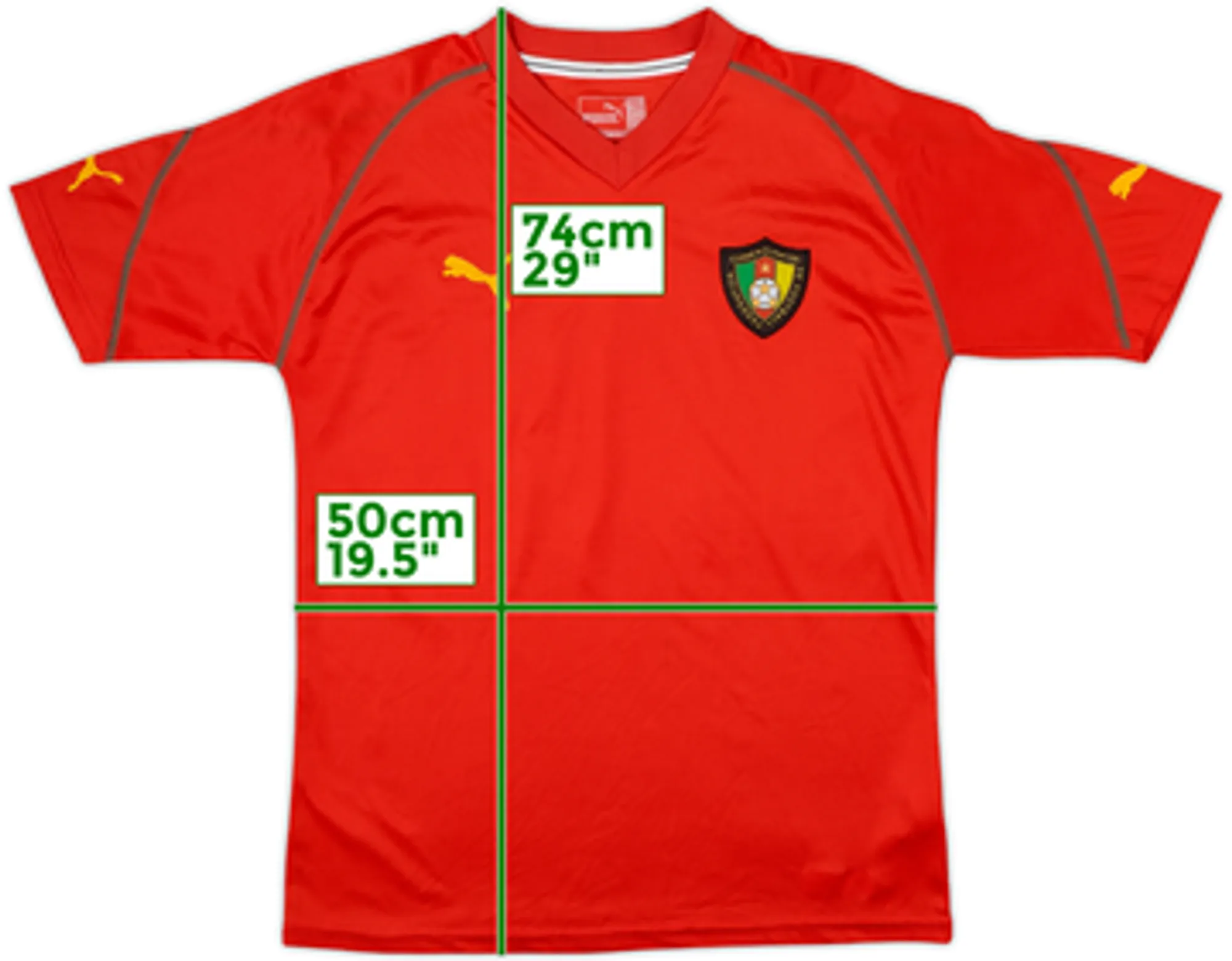 2004-06 Cameroon Puma Training Shirt - 8/10 - (M)