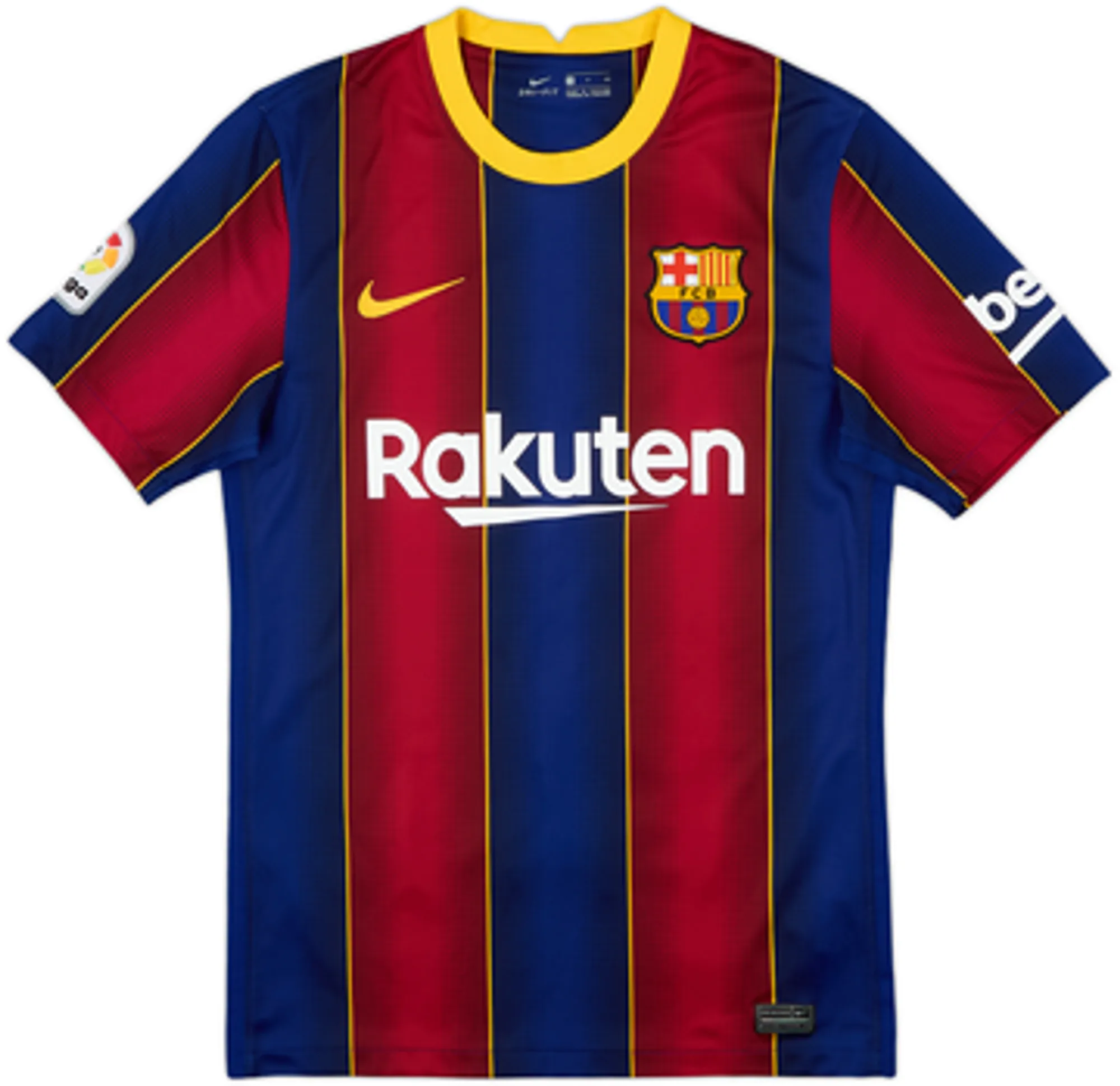 2020-21 Barcelona Home Shirt F.De Jong #21 - 10/10 - (S)