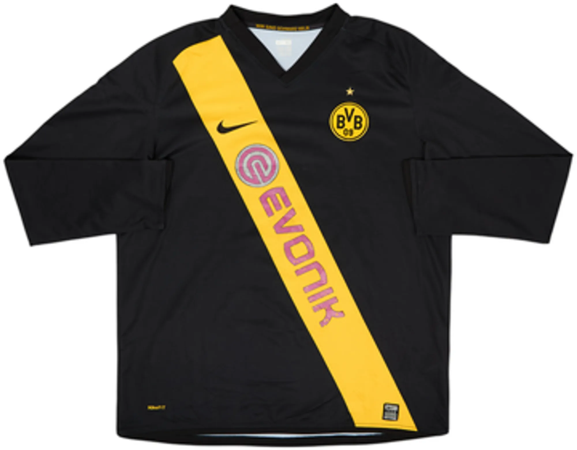 2008-09 Borussia Dortmund Away L/S Shirt Kehl #5 - 5/10 - (XL)