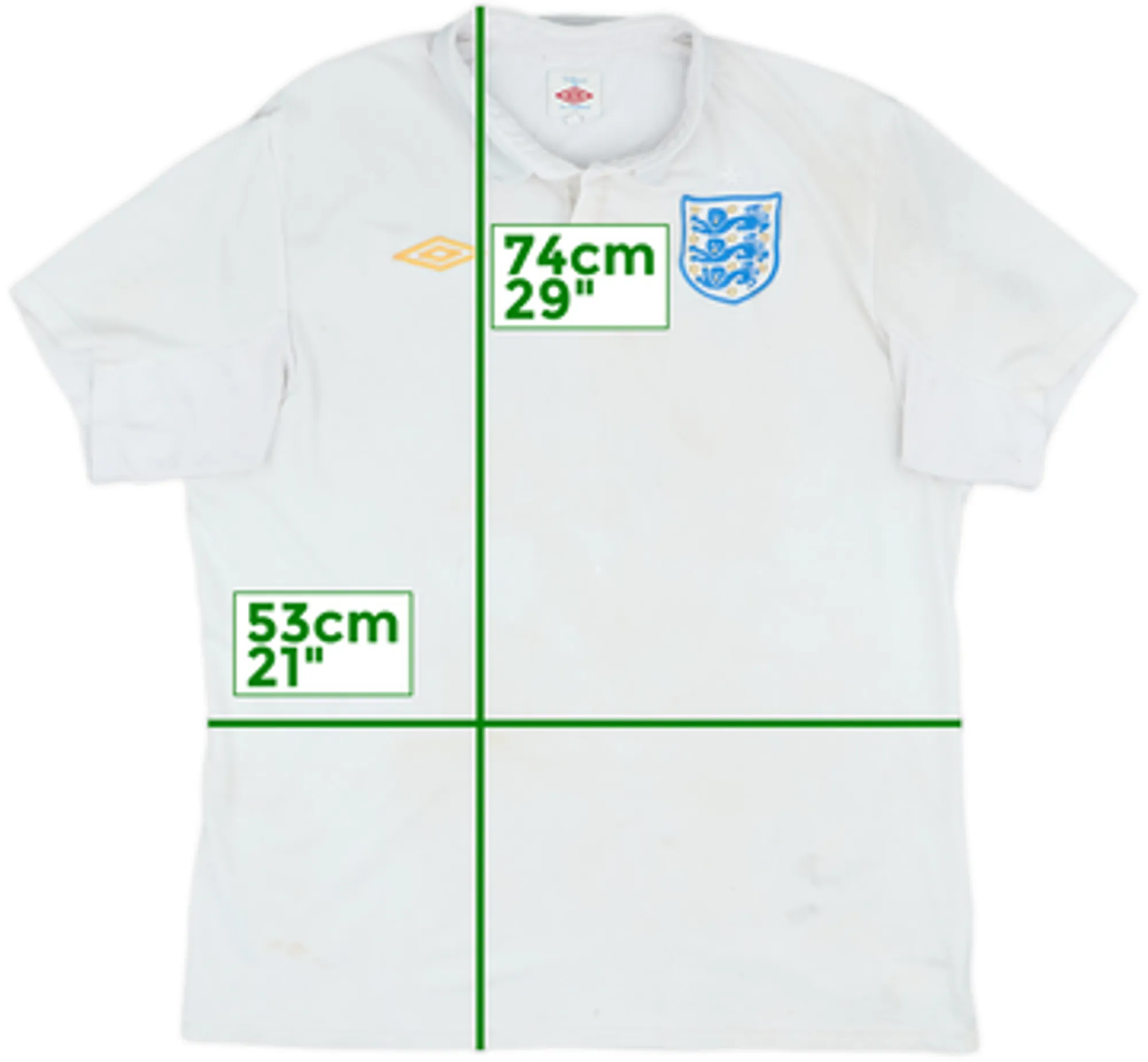 2009-10 England Home Shirt - 3/10 - (L)