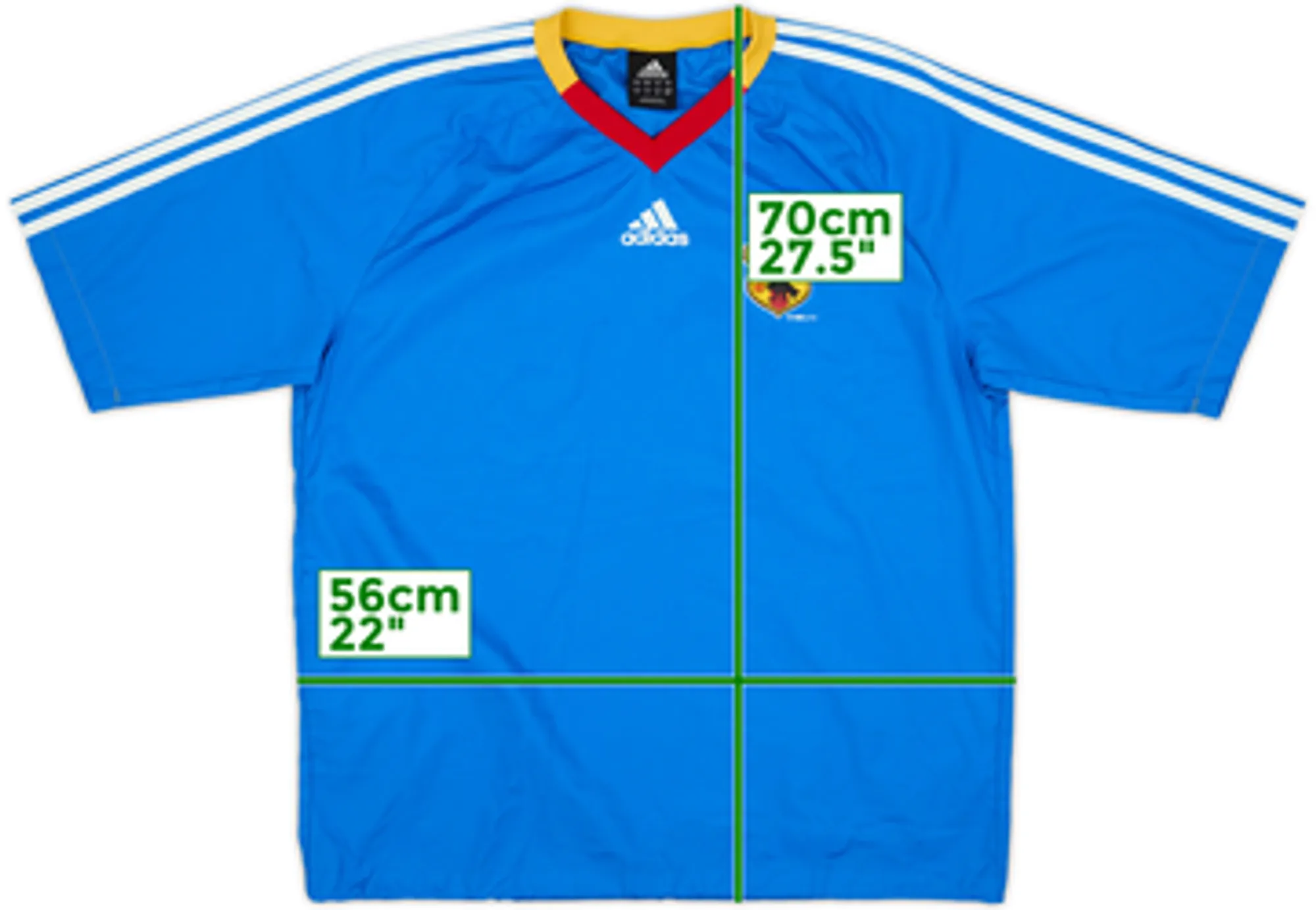 2004-05 Japan adidas Drill S/S Top - 10/10 - (S)