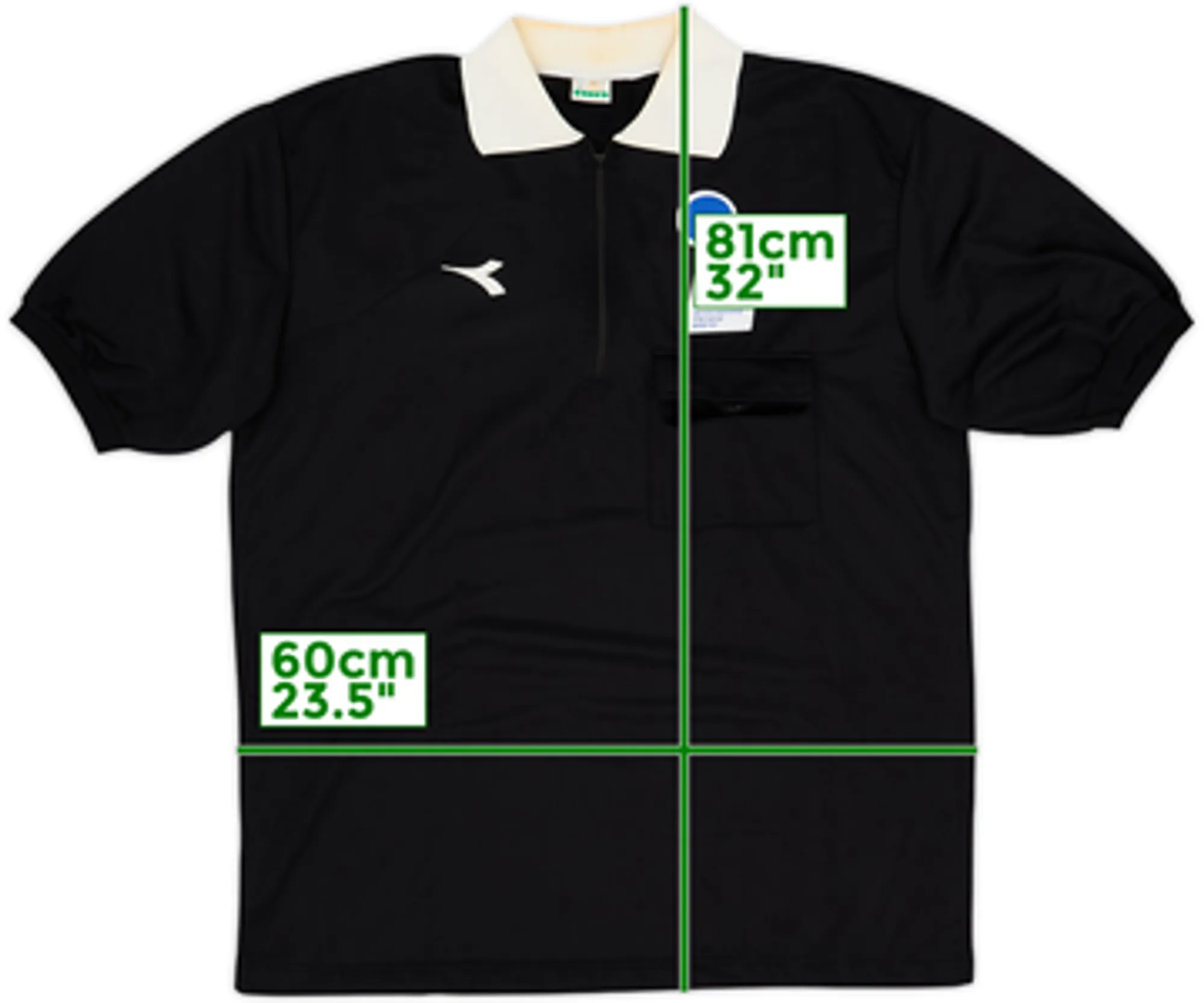 1990s Italy Diadora Referee Shirt - 7/10 - (XXL)