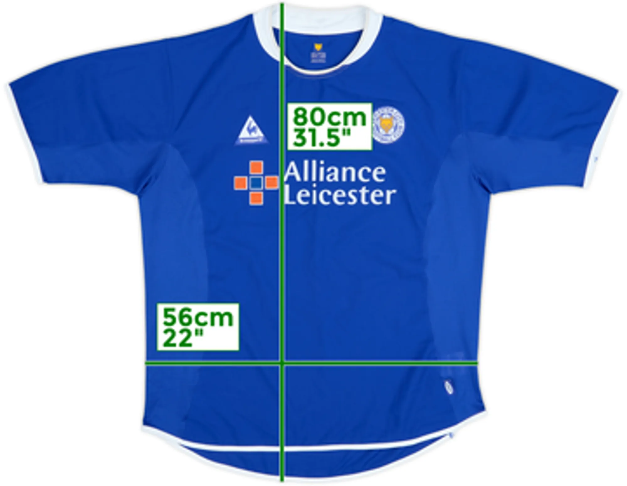 2003-04 Leicester Home Shirt - 7/10 - (L)