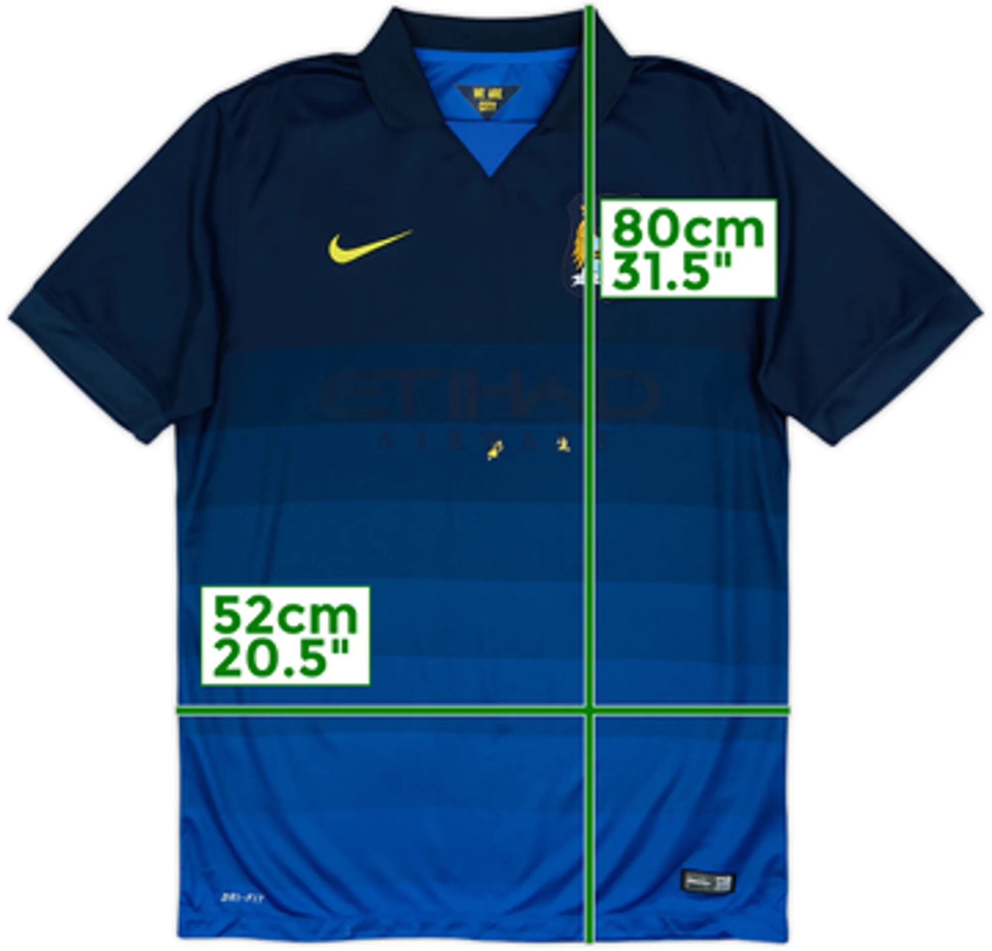 2014-15 Manchester City Away Shirt - 4/10 - (3XL)