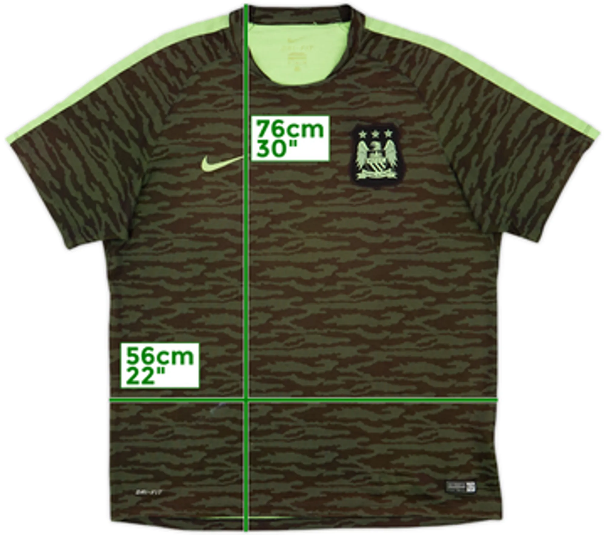 2015-16 Manchester City Nike Training Shirt - 6/10 - (S)