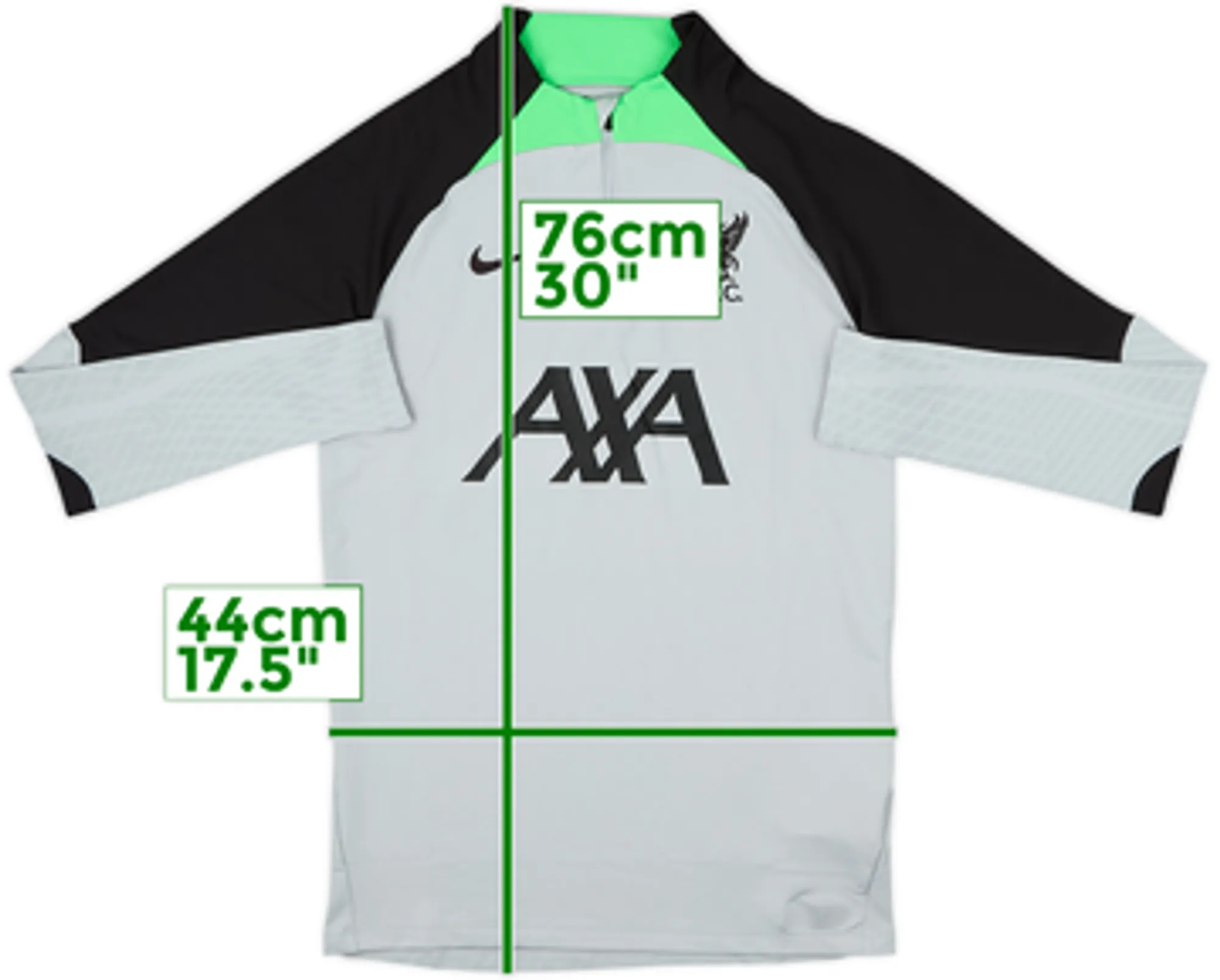 2023-24 Liverpool Nike 1/4 Zip Training Top - 8/10 - (L)