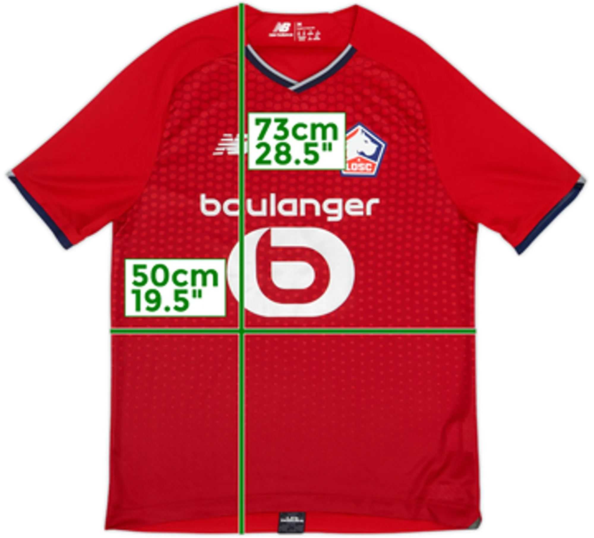 2021-22 Lille Home Shirt - 10/10 - (M)
