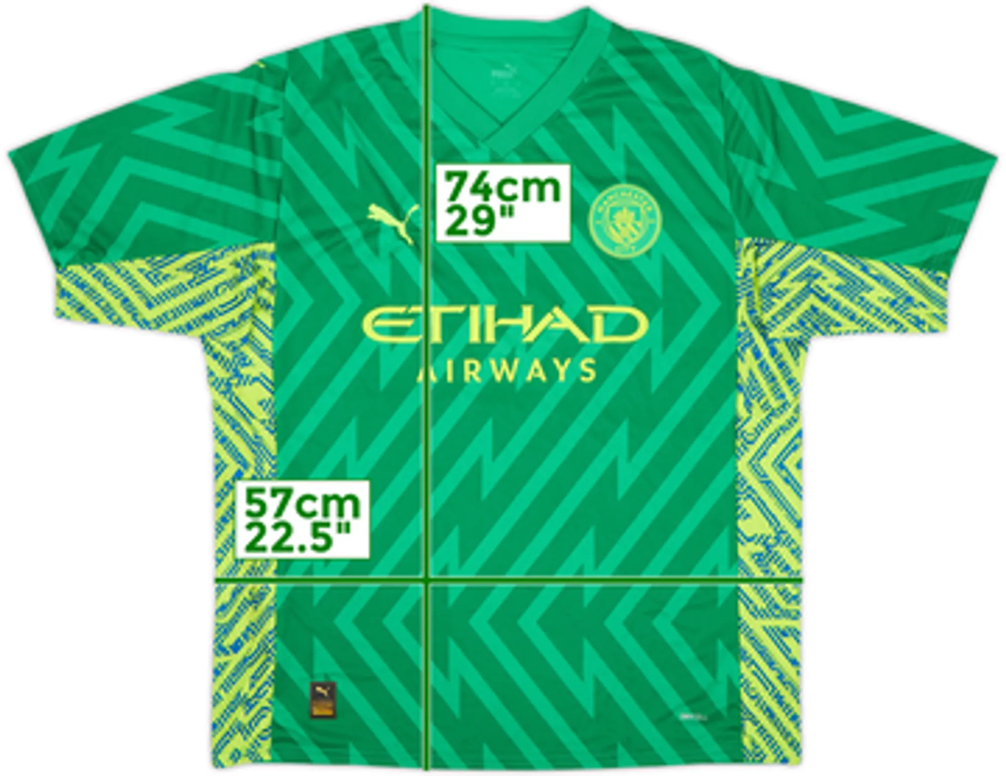 2023-24 Manchester City GK Shirt - 6/10 - (XL)