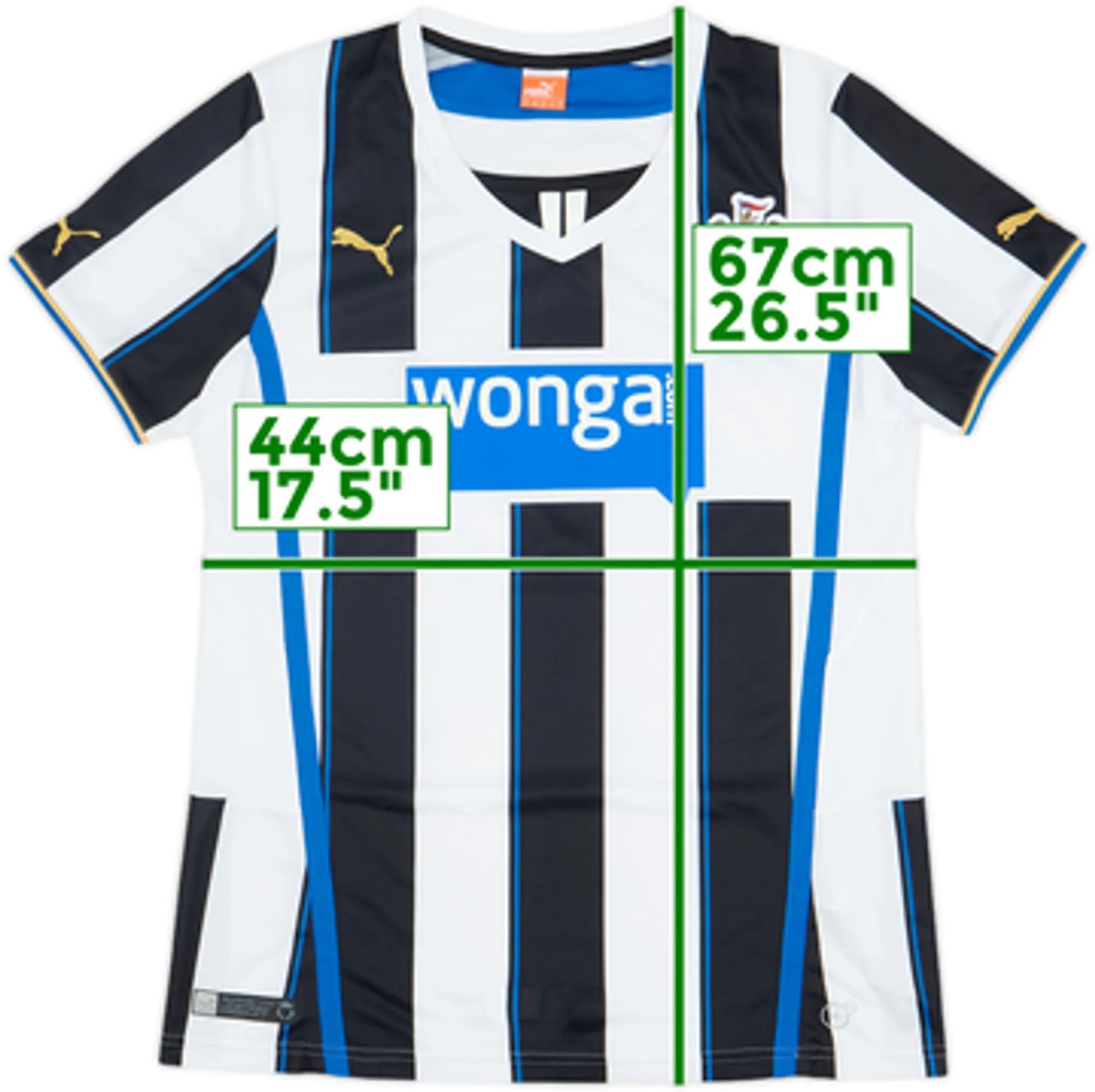 2013-14 Newcastle Home Shirt - 9/10 - (Women's M)