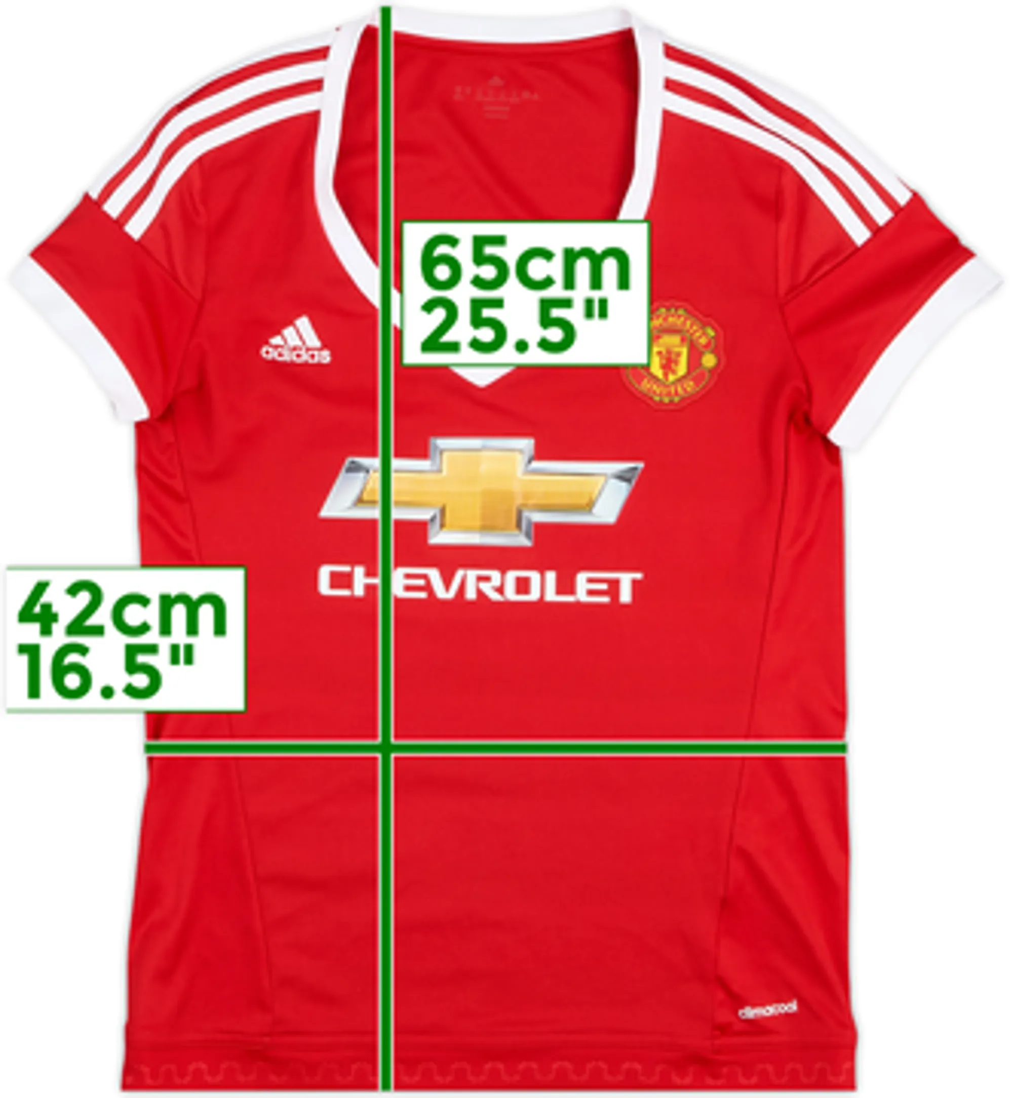 2015-16 Manchester United Home Shirt - 10/10 - (Women's L)