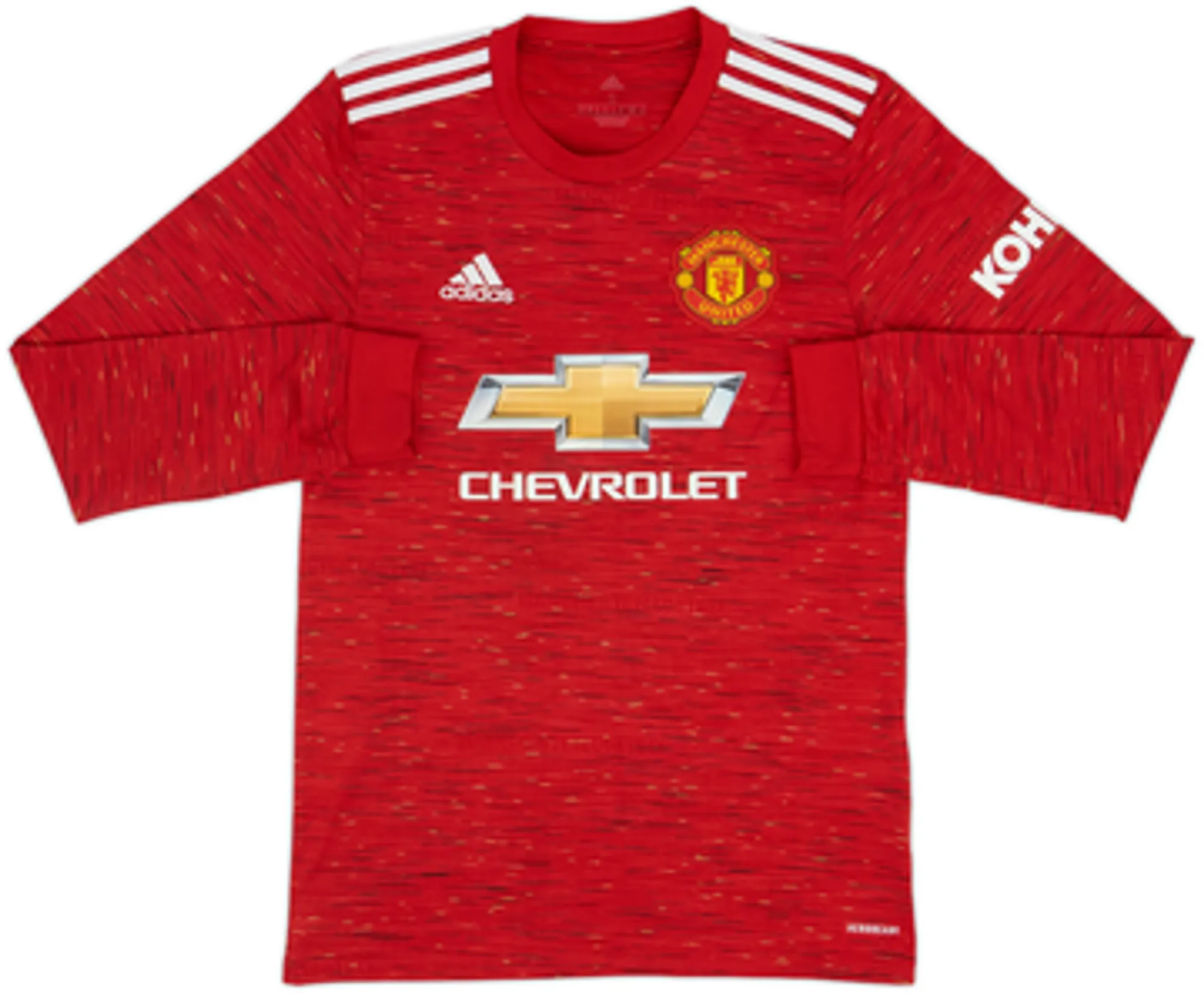 2020-21 Manchester United Home L/S Shirt Pogba #6 - 10/10 - (S)