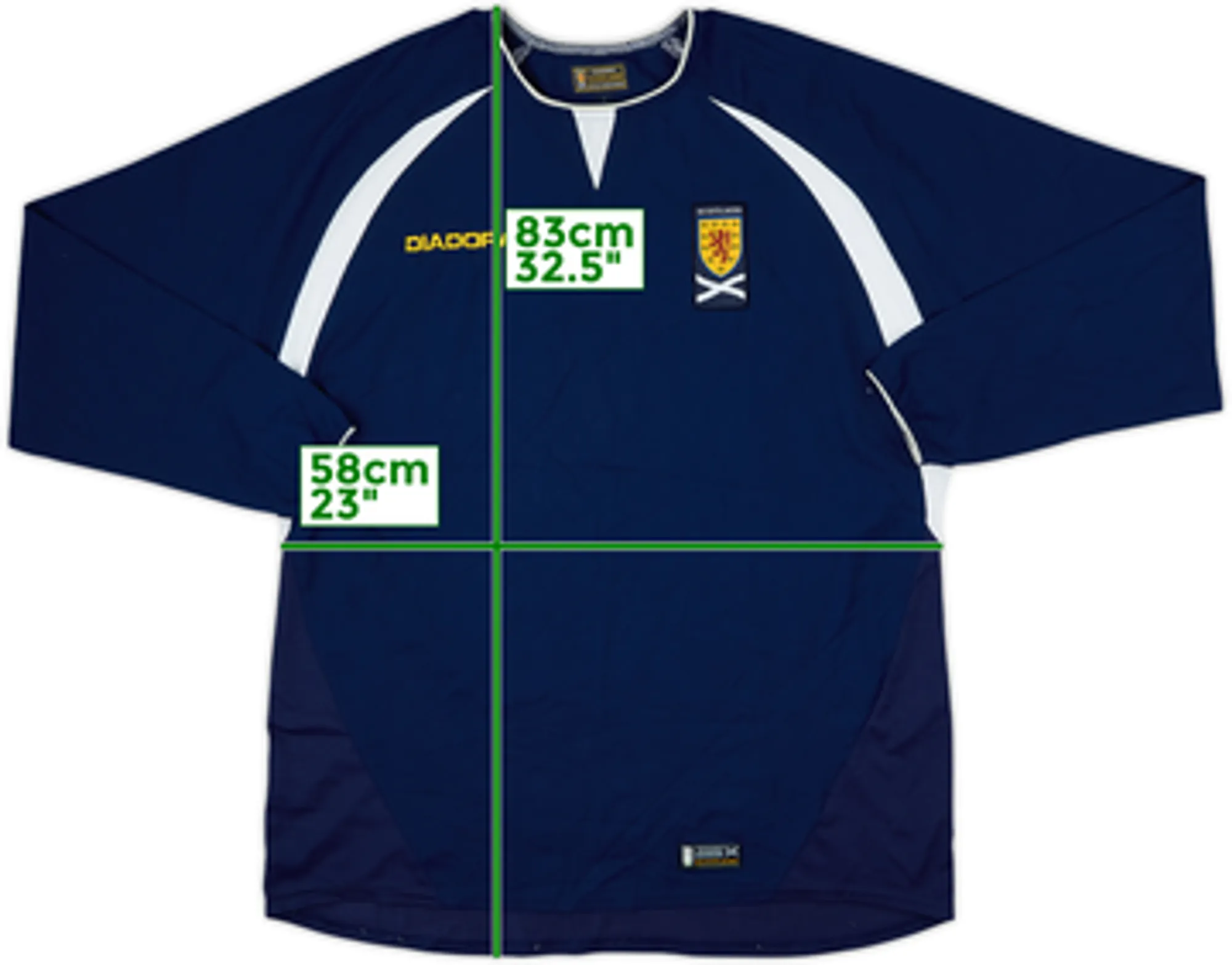 2003-05 Scotland Home L/S Shirt - 8/10 - (L)