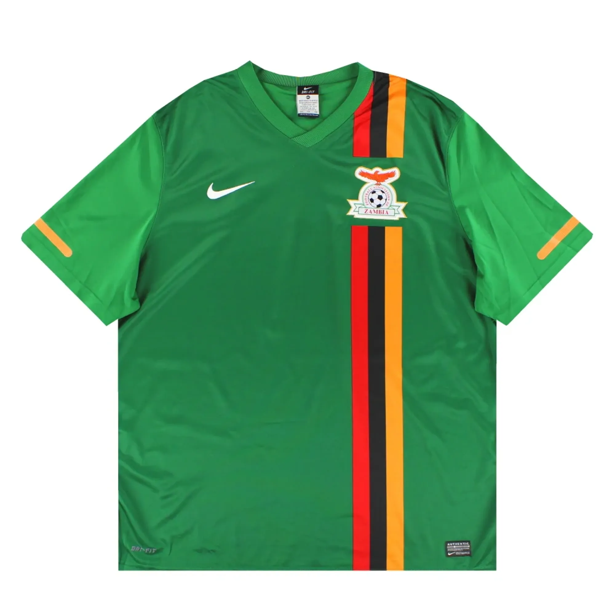 2012-14 Zambia Nike Home Shirt *Mint* XXL - African / Mint 