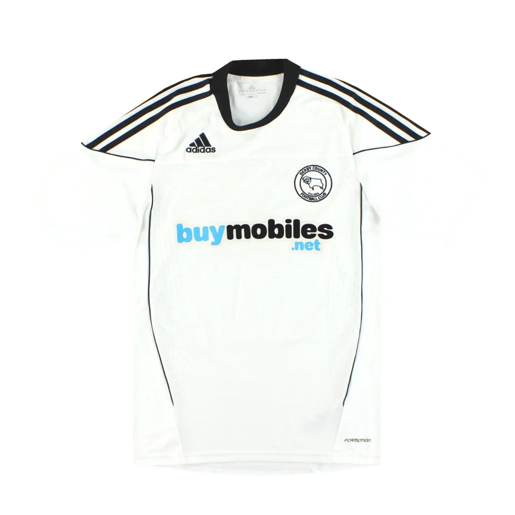 2010-11 Derby County adidas Home Shirt M - Derby County / Excellent 