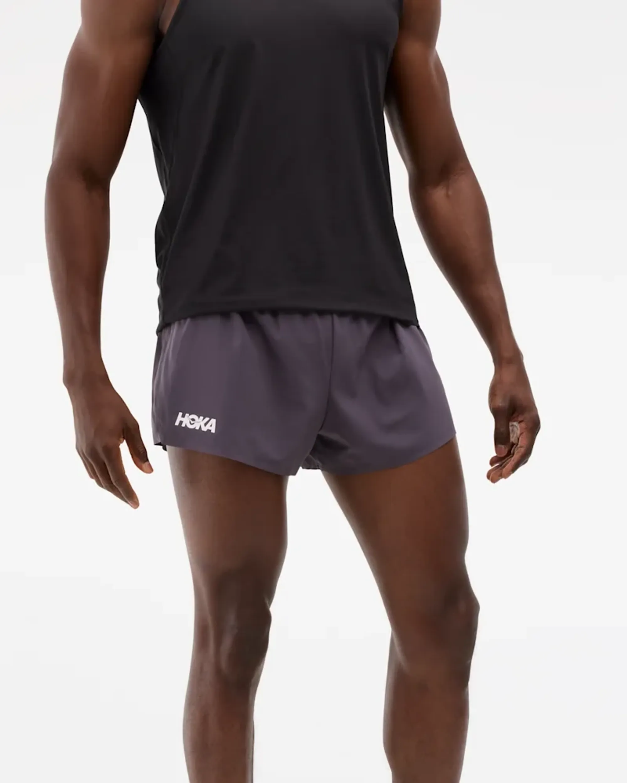 Hoka Men's Race Day Split Shorts In Squid Ink