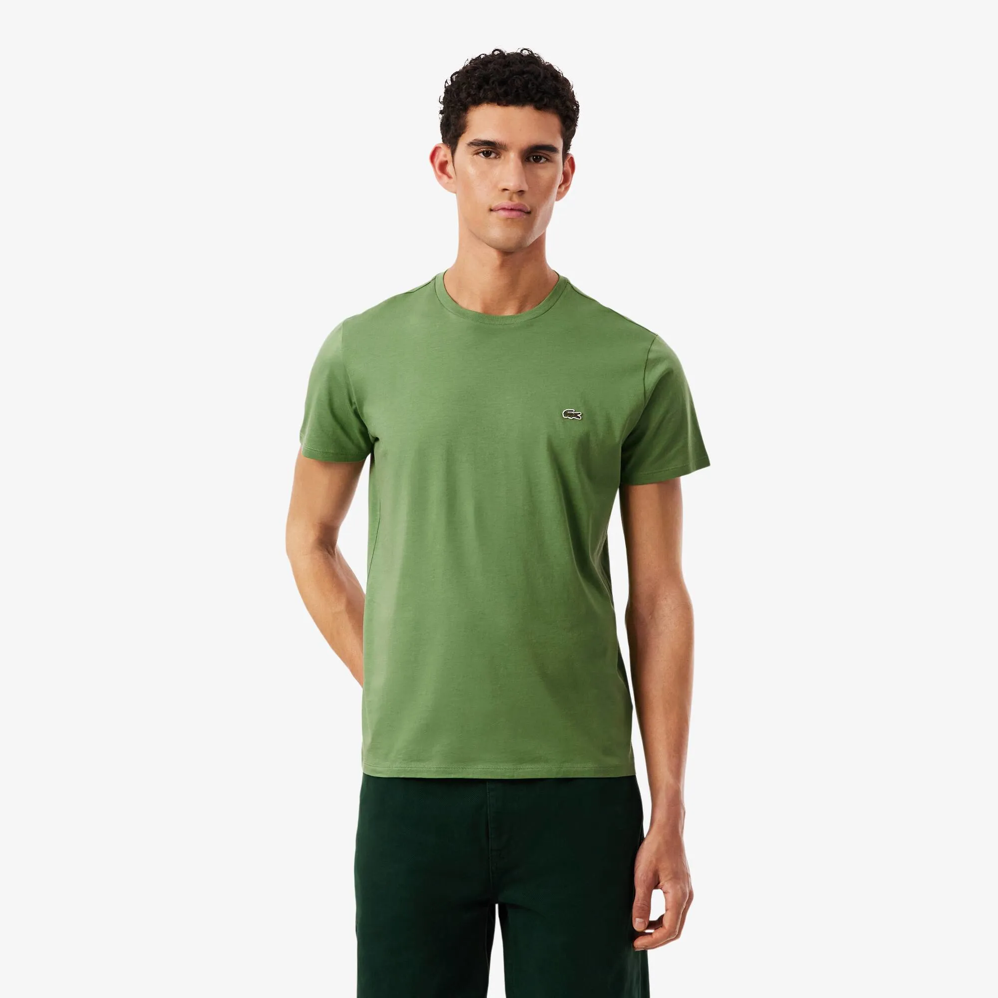 Lacoste Cotton Pima T-shirt - Lime Green
