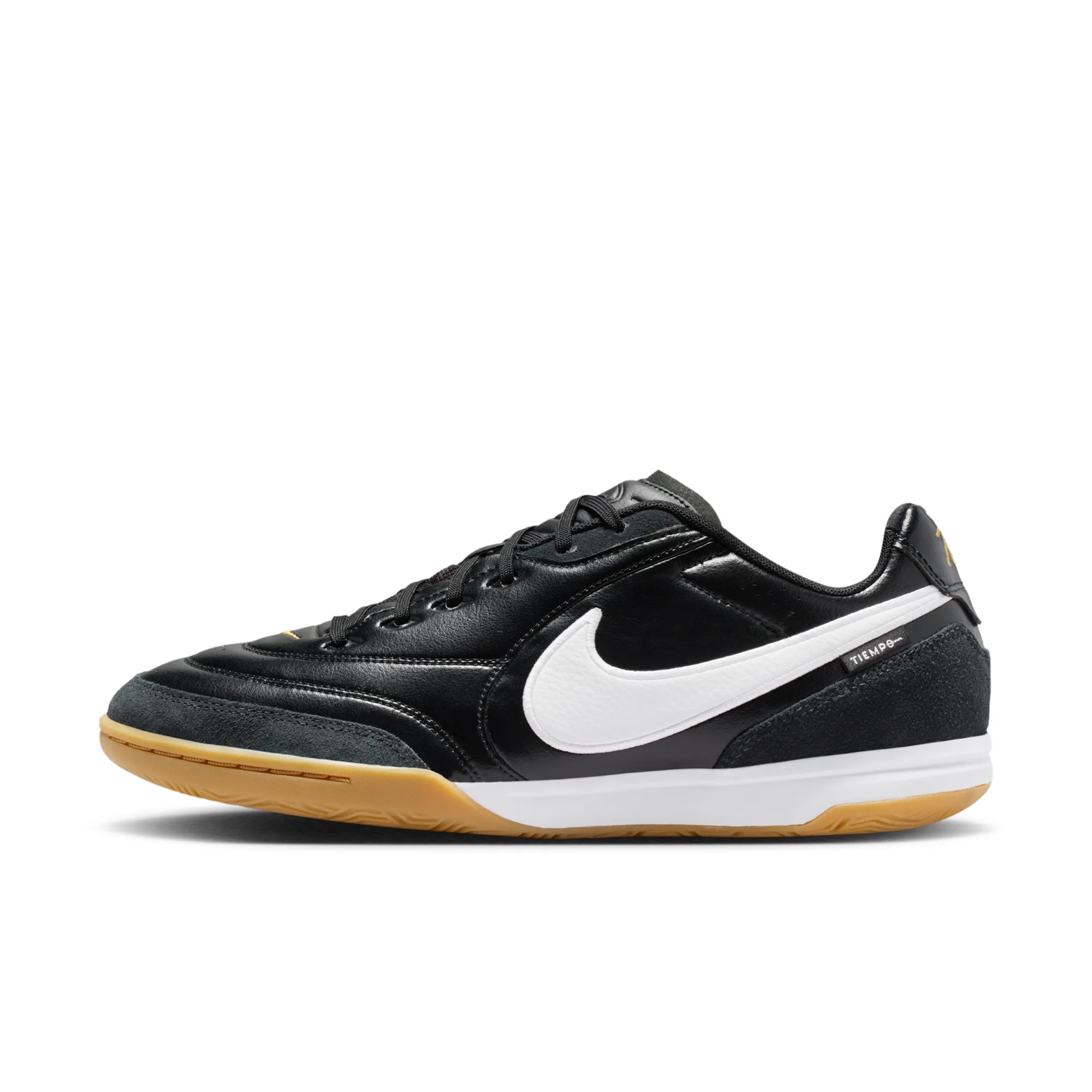Nike Tiempo Streetgato Indoor/Court Low-Top Football Shoes - Black