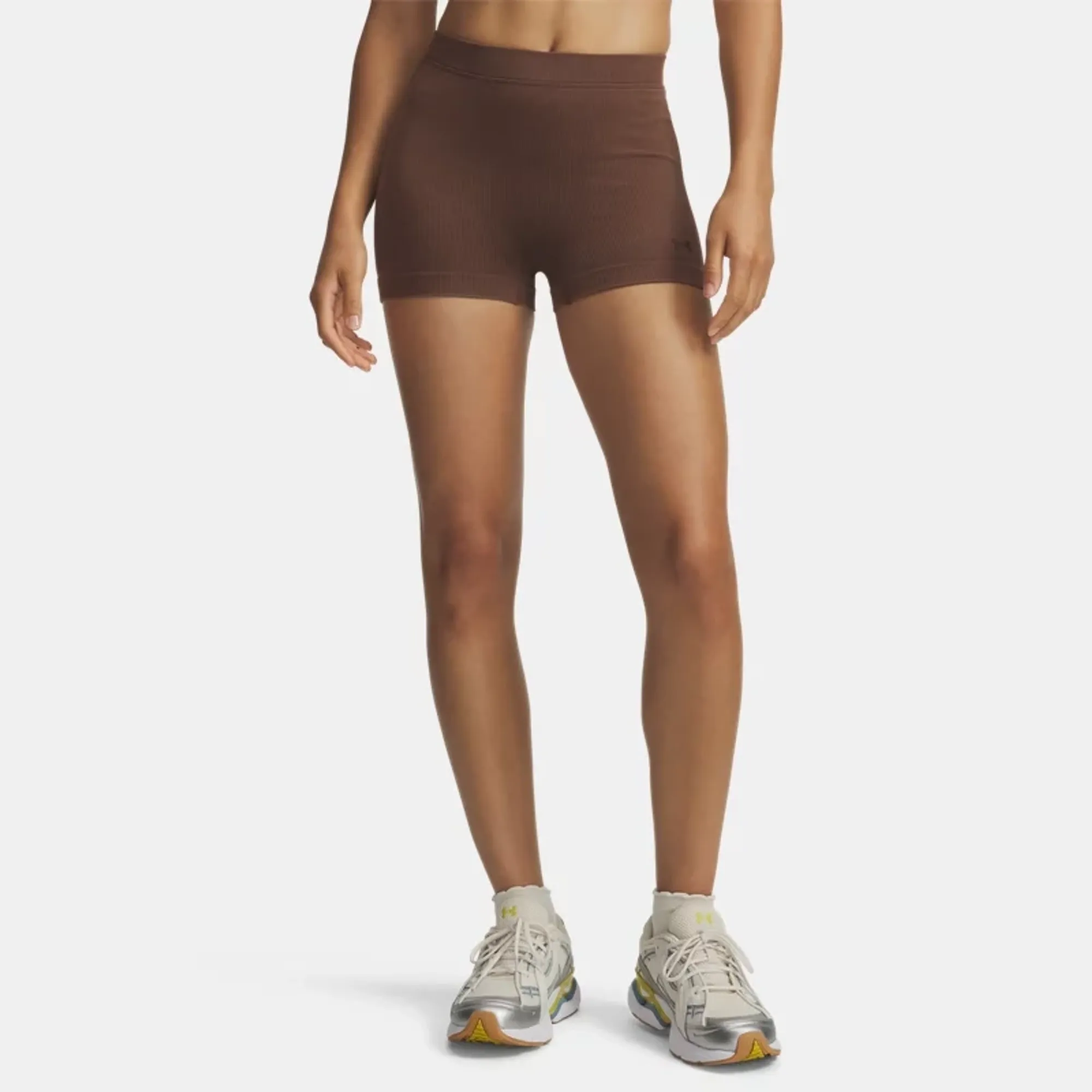 Under Armour  Seamless Cotton Shorty Women's Shorts Incense Brown / Kona Brown M