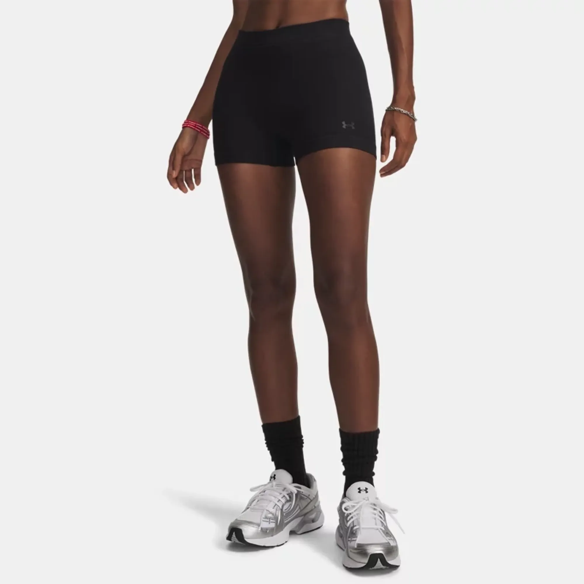 Under Armour  Seamless Cotton Shorty Women's Shorts Ultimate Black / Anthracite L