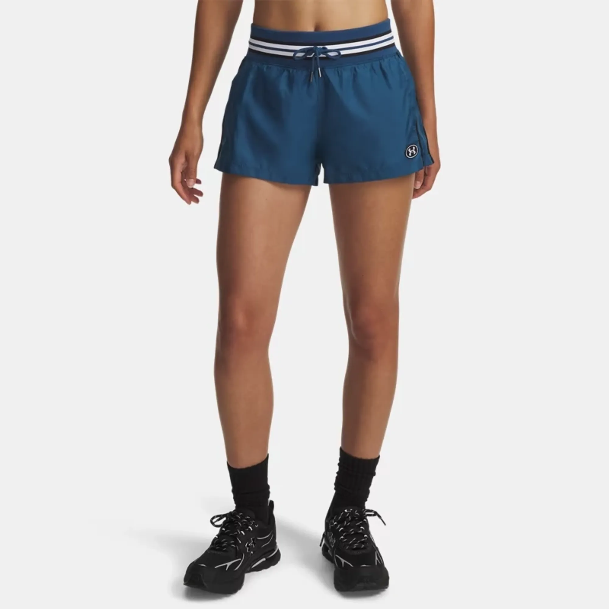Under Armour  Icon Woven Heritage Women's Shorts Wham Blue / White L